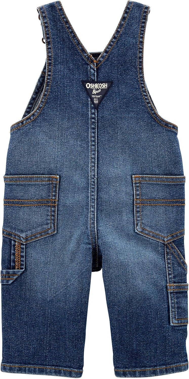 imageOSHKOSH BGOSH Baby Boys Worlds Best OverallsDark Denim