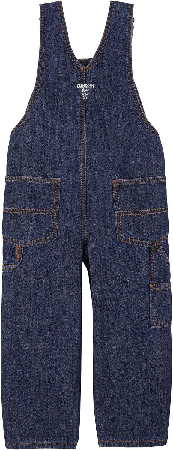 imageOSHKOSH BGOSH Baby Boys Worlds Best OverallsDark Denim Wash