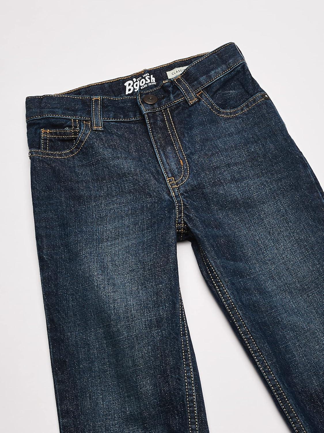 imageOSHKOSH BGOSH Boys Classic Relaxed JeansRail Tie True Blue Wash