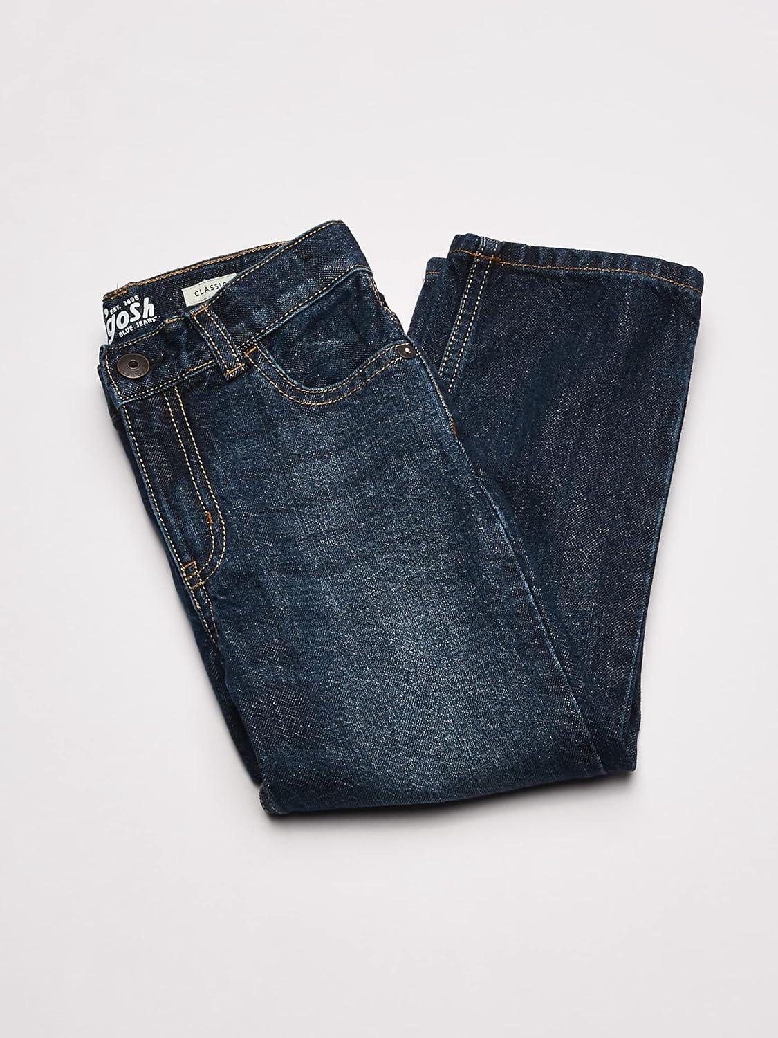 imageOSHKOSH BGOSH Boys Classic Relaxed JeansRail Tie True Blue Wash