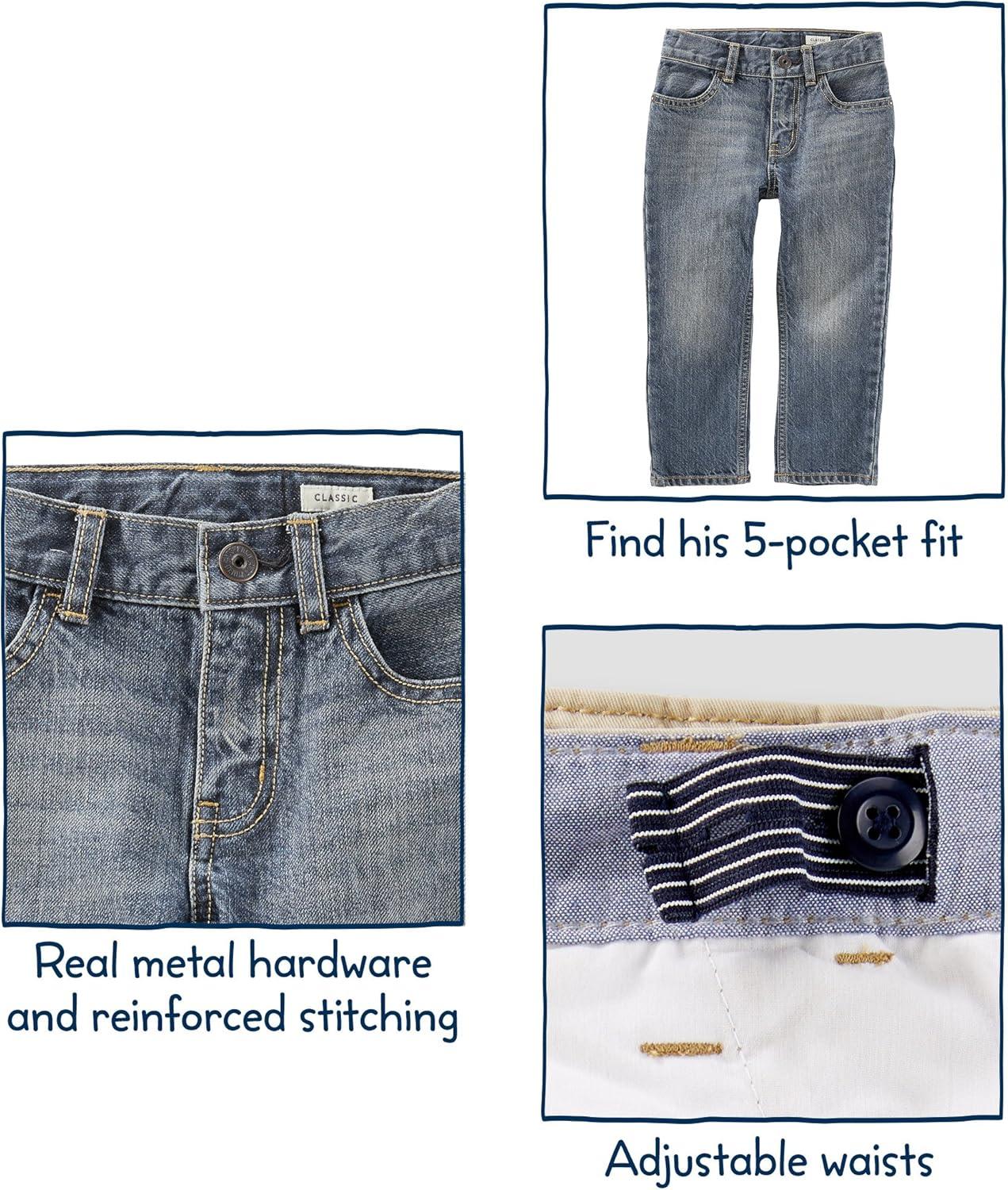 imageOSHKOSH BGOSH Boys Classic Relaxed JeansRustic Blue