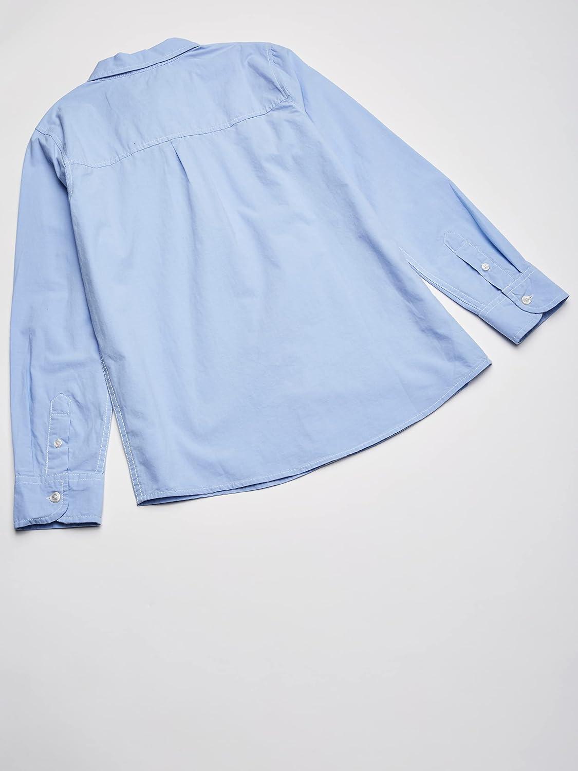 imageOSHKOSH BGOSH Boys Long Sleeve Woven Buttonfront ShirtBlue