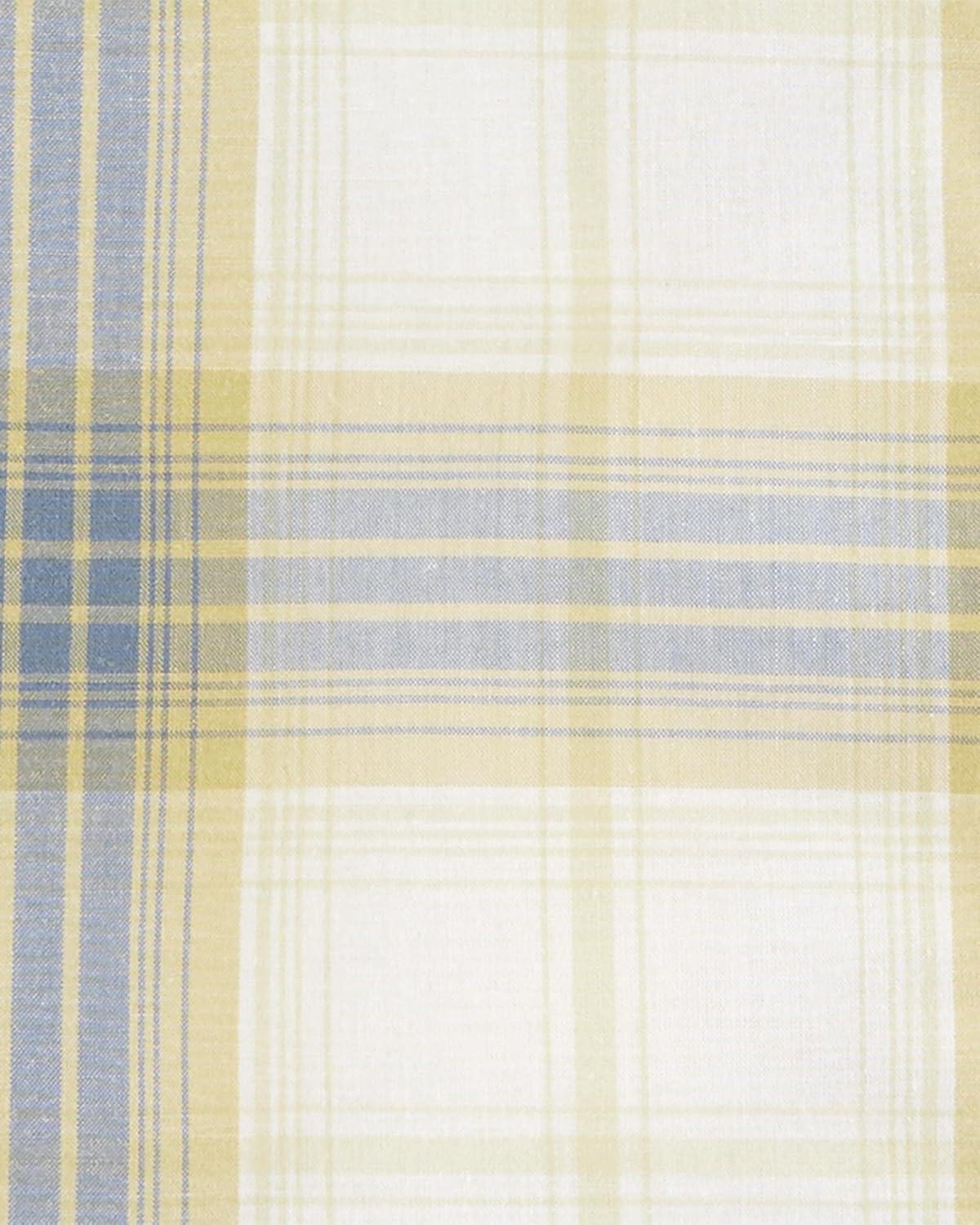 imageOSHKOSH BGOSH Boys Long Sleeve Woven Buttonfront ShirtYellow Plaid