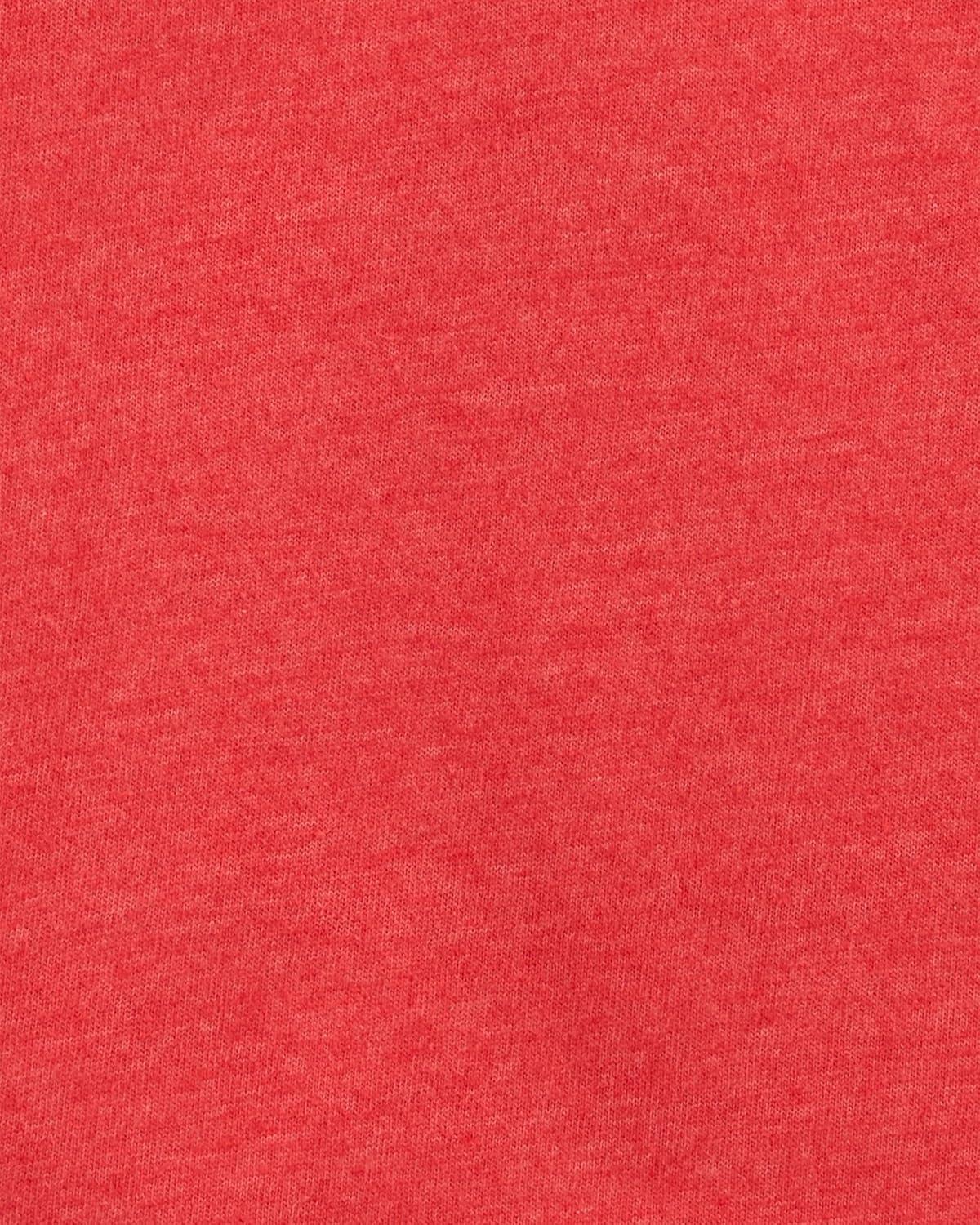 imageOSHKOSH BGOSH Boys LongSleeve Raglan HenleyBetter Off Red