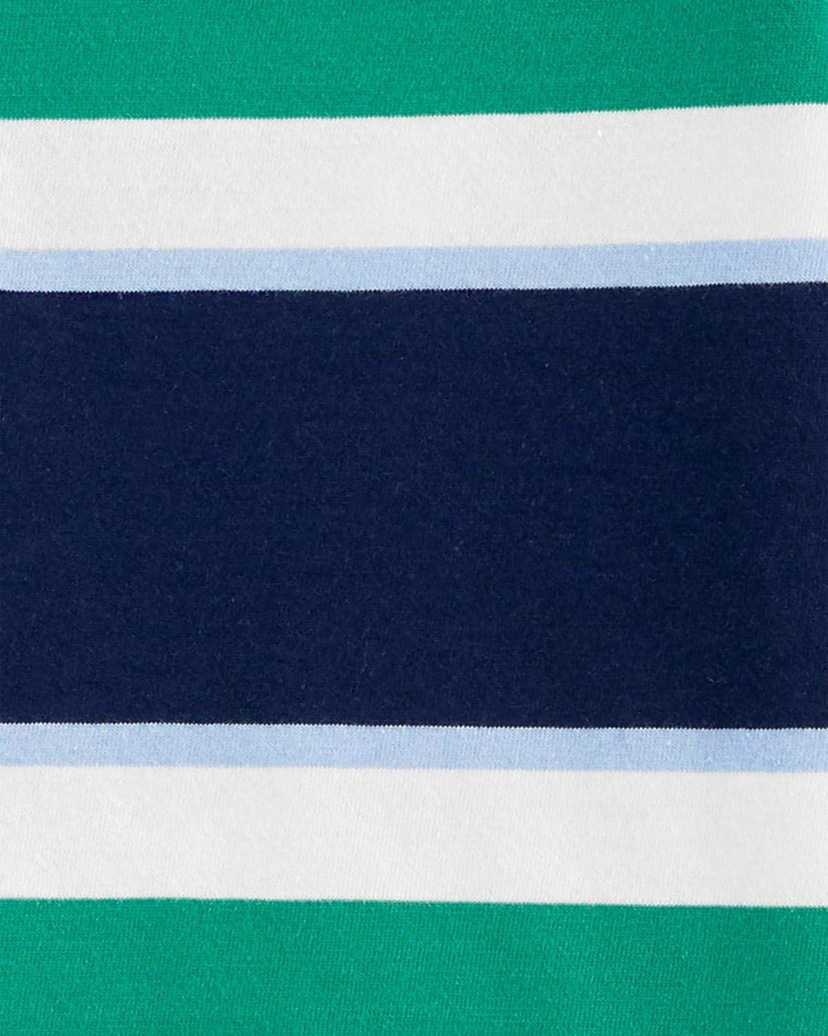 imageOSHKOSH BGOSH Boys LongSleeve Raglan HenleyBlueGreen