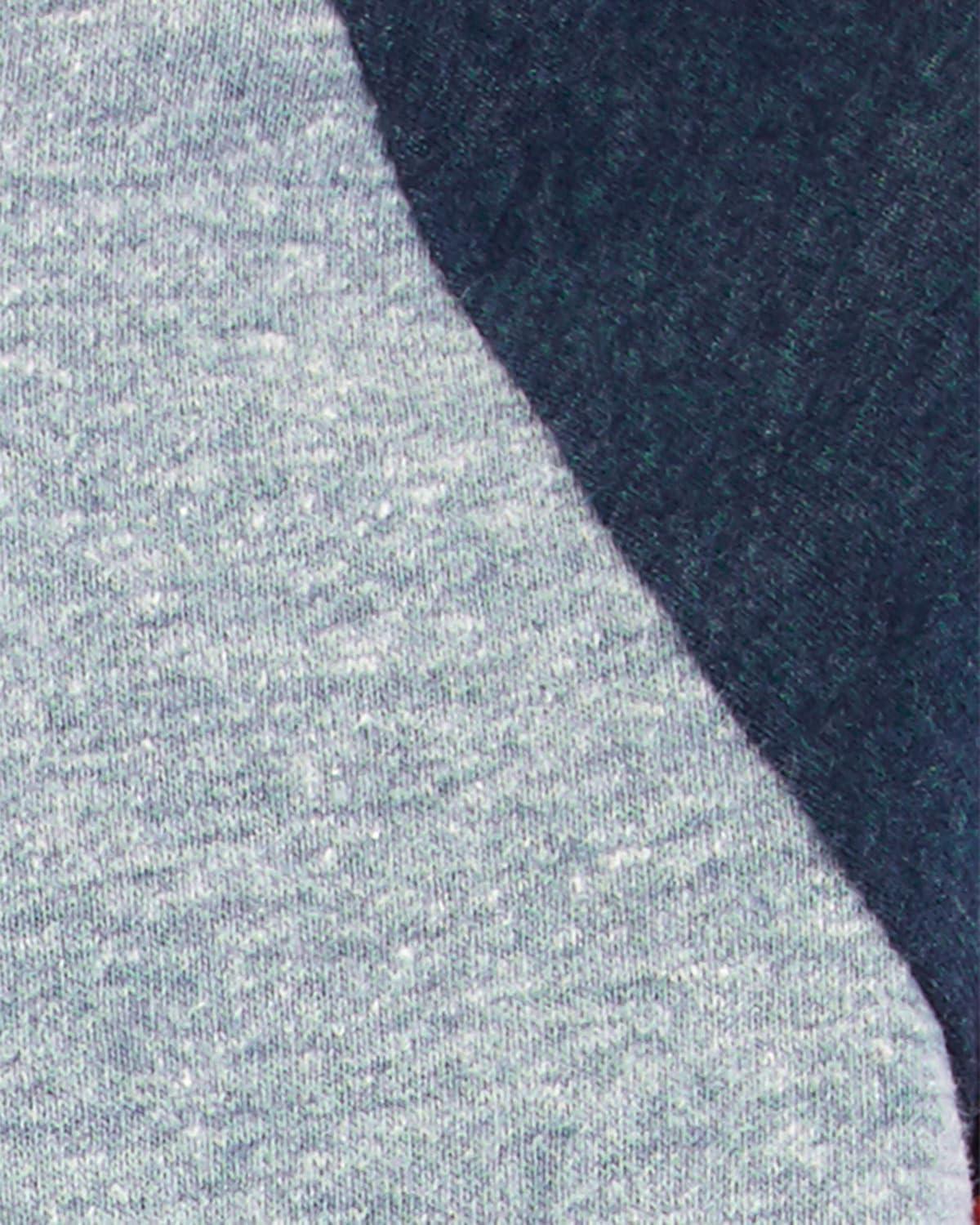 imageOSHKOSH BGOSH Boys LongSleeve Raglan HenleyCadetDeepnavy