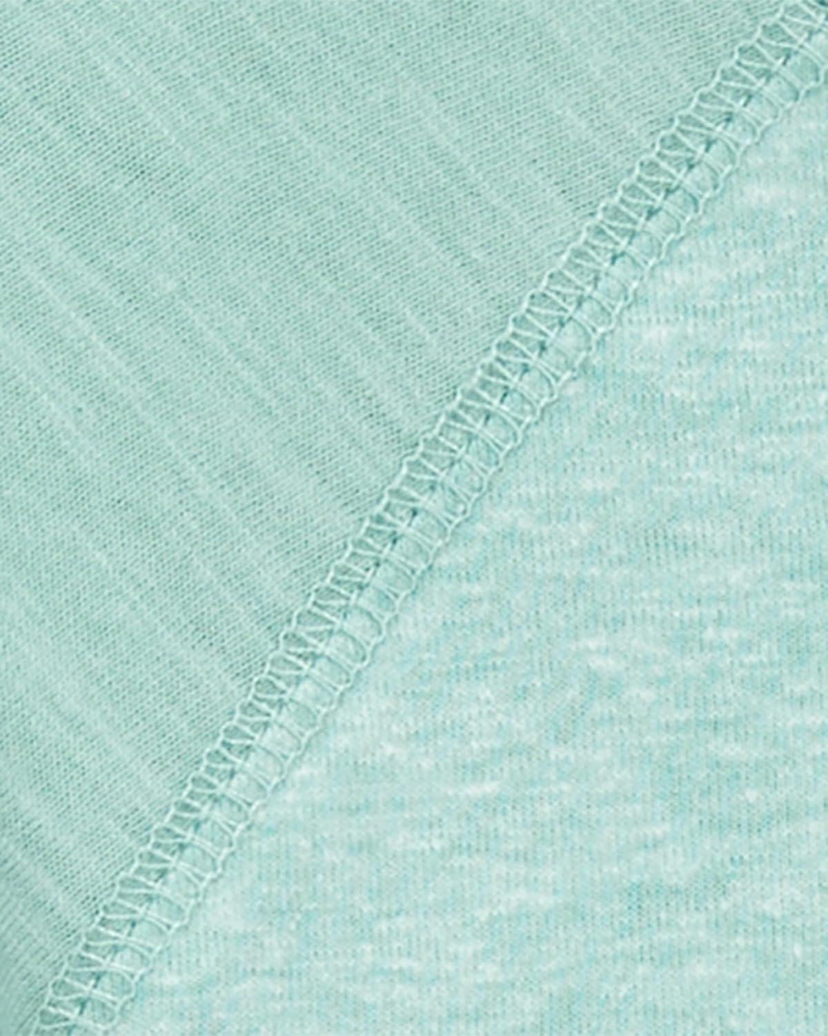 imageOSHKOSH BGOSH Boys LongSleeve Raglan HenleyTeal