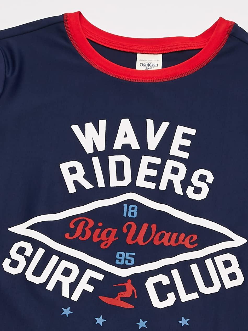 imageOSHKOSH BGOSH Boys RashguardNavy Wave