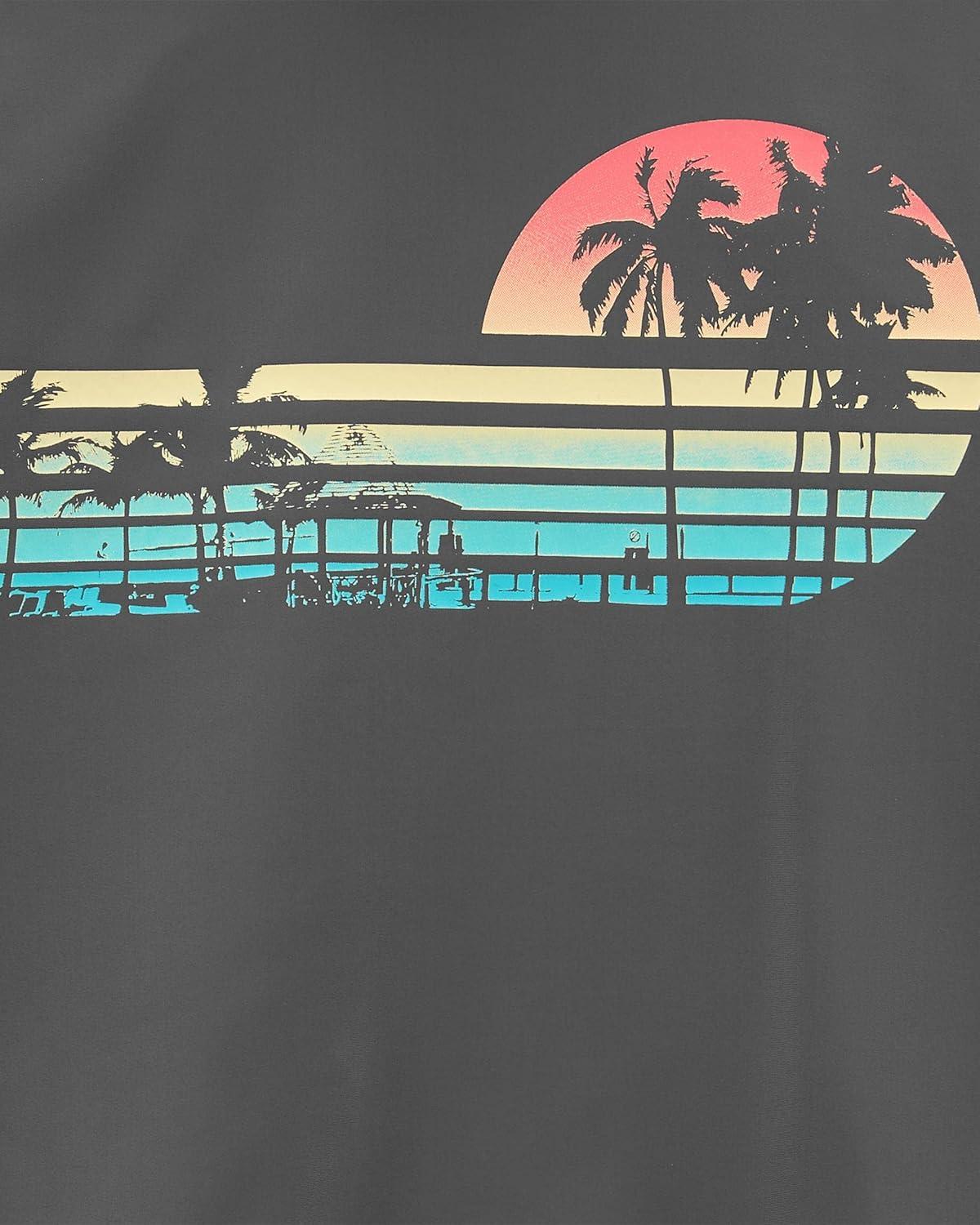 imageOSHKOSH BGOSH Boys RashguardPink Palm