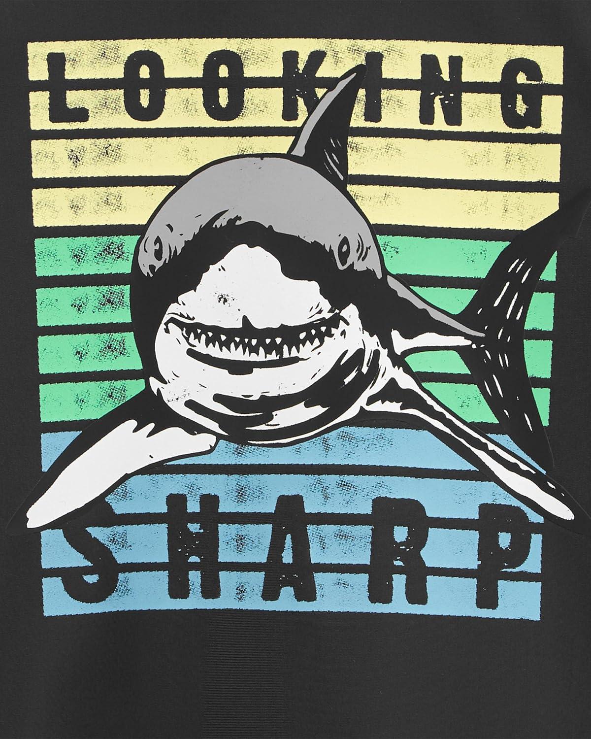 imageOSHKOSH BGOSH Boys RashguardWharf Grey