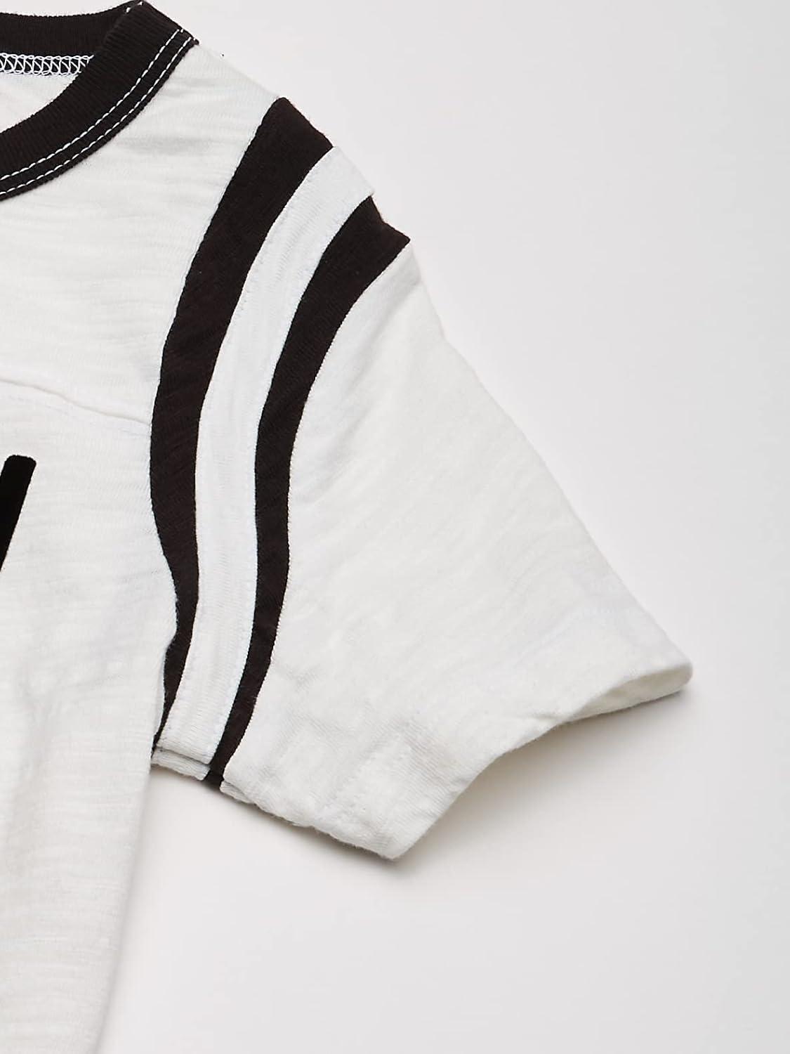 imageOSHKOSH BGOSH Boys Short Sleeve Logo TeeIvoryBlack