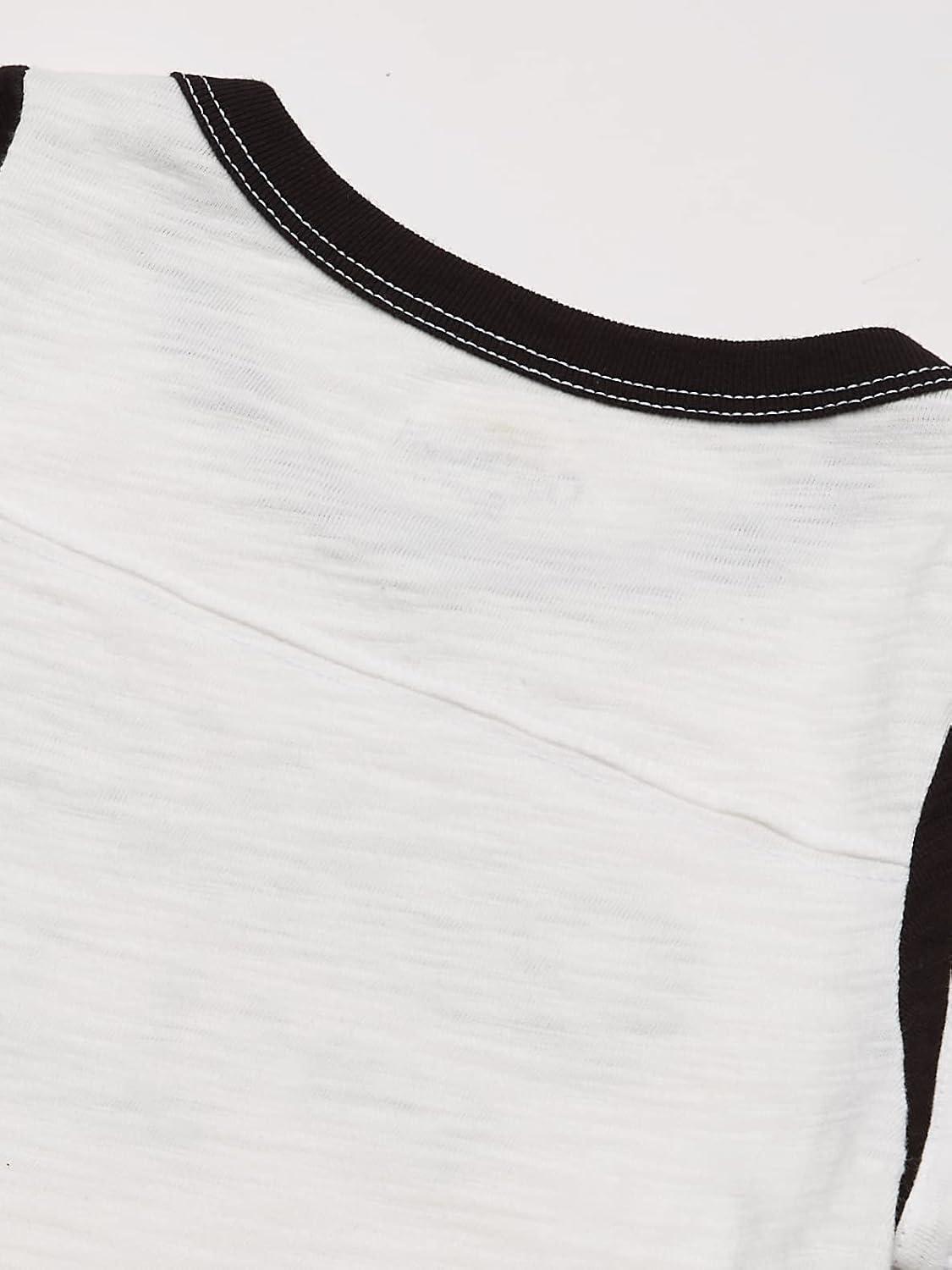 imageOSHKOSH BGOSH Boys Short Sleeve Logo TeeIvoryBlack