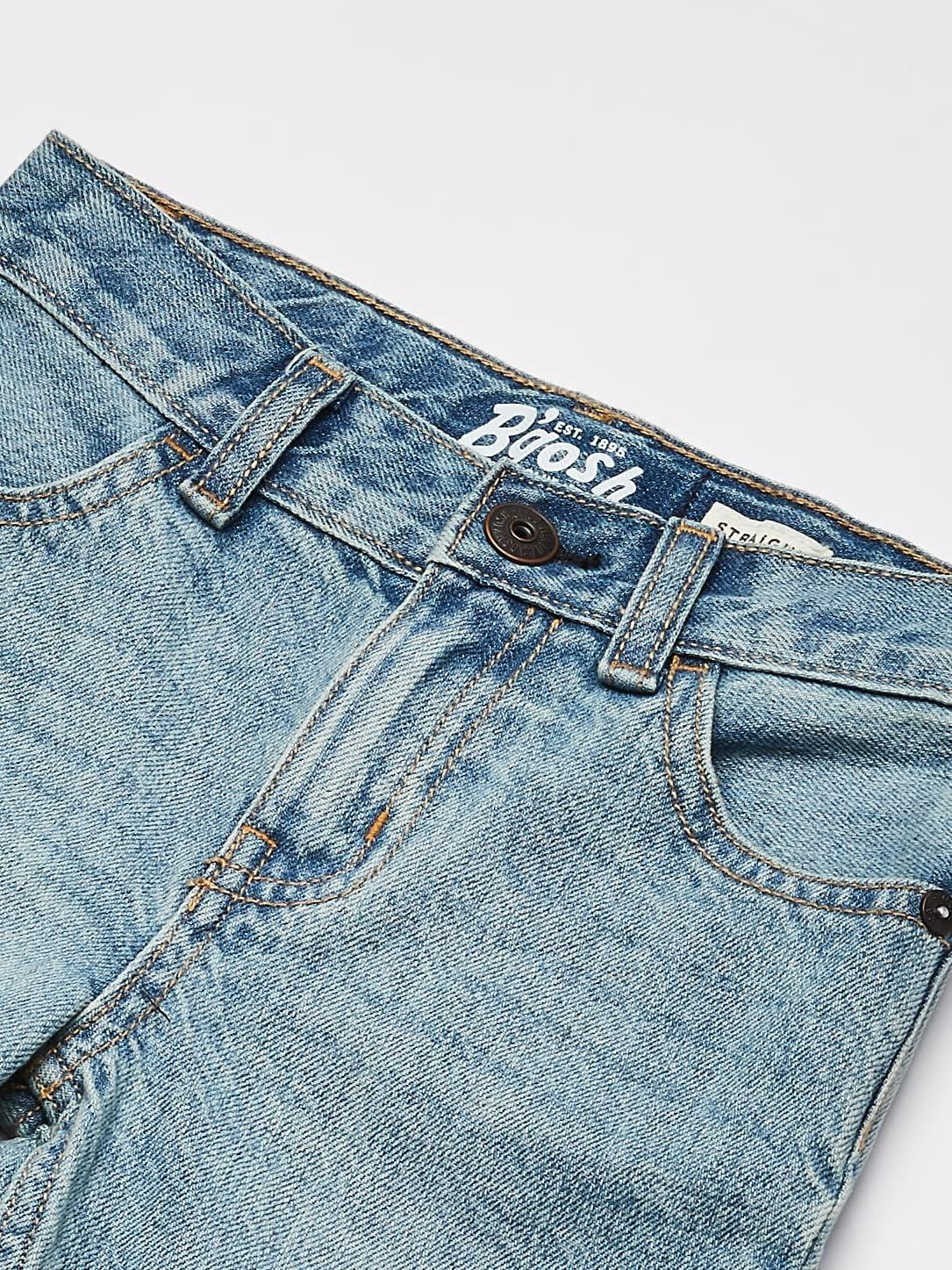 imageOSHKOSH BGOSH Boys Straight JeansSun Faded Light Wash