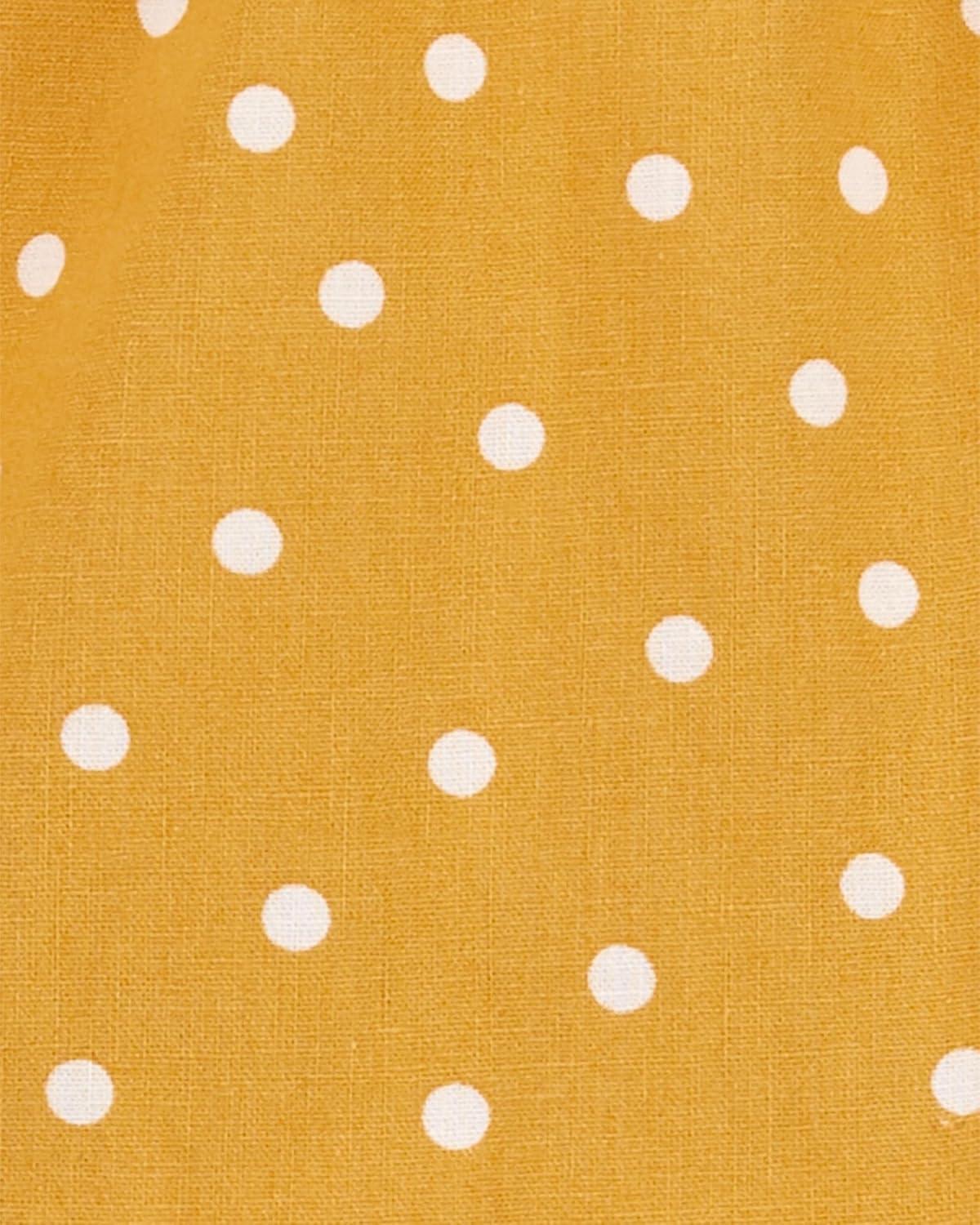 imageOSHKOSH BGOSH Girls DressGolden Fields Dots