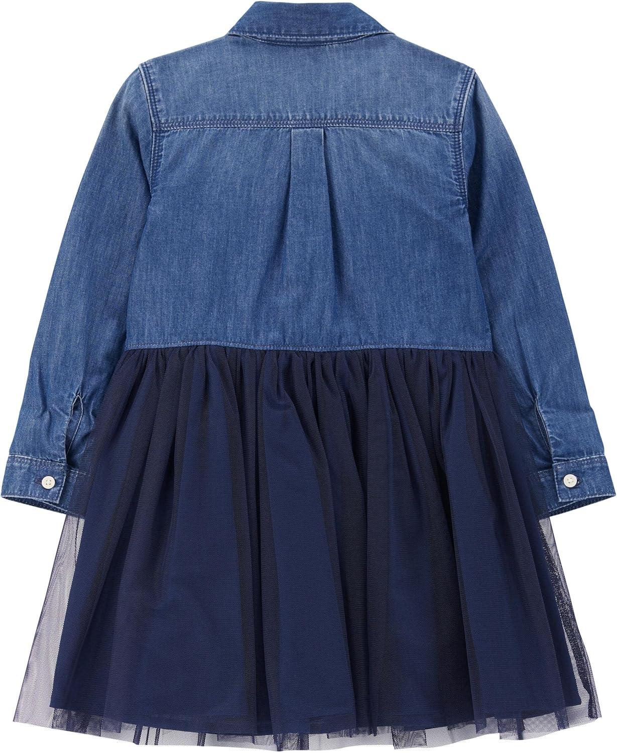 imageOSHKOSH BGOSH Girls DressMosaic Blue Wash
