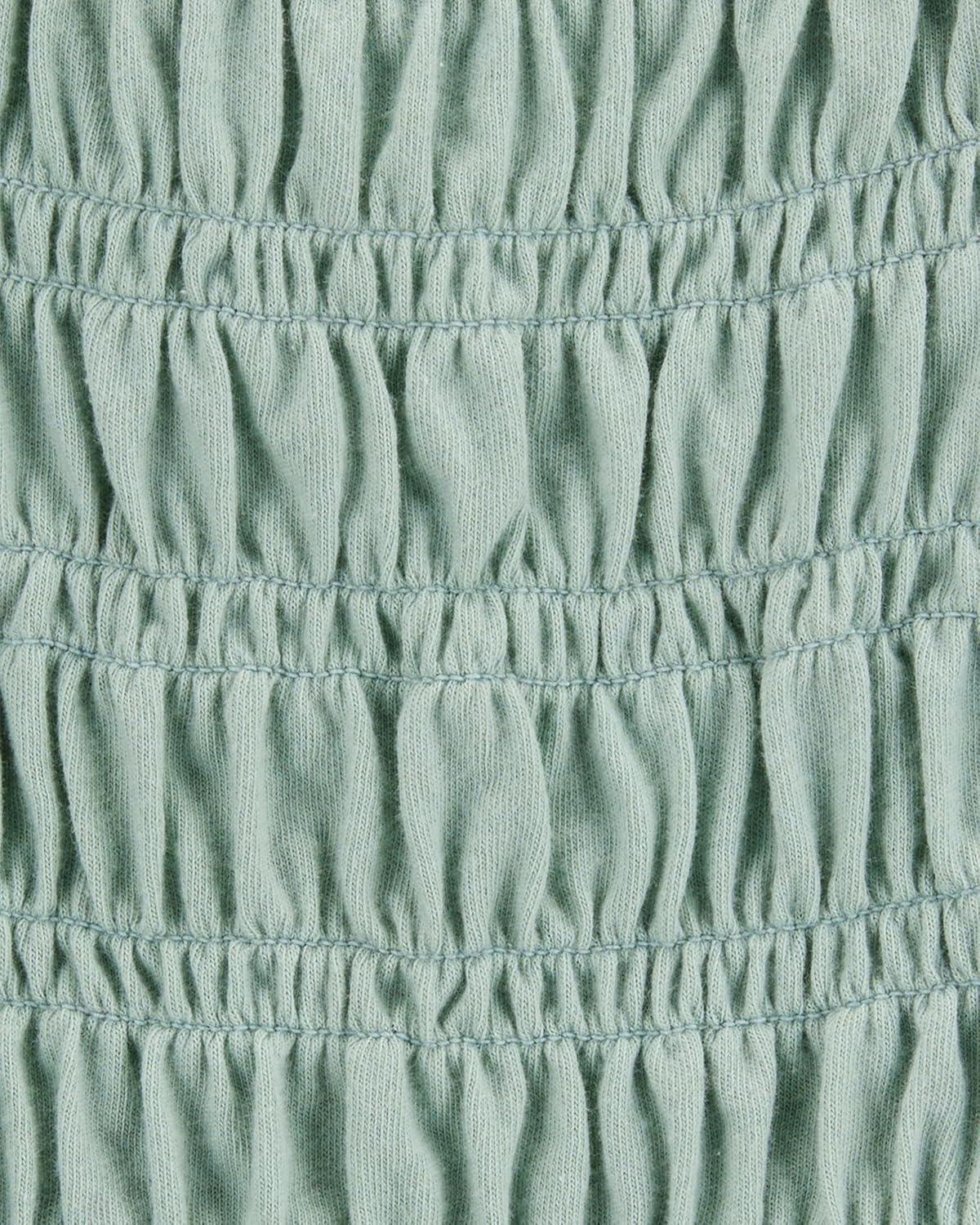 imageOSHKOSH BGOSH Girls Fashion TopGreen Smocked