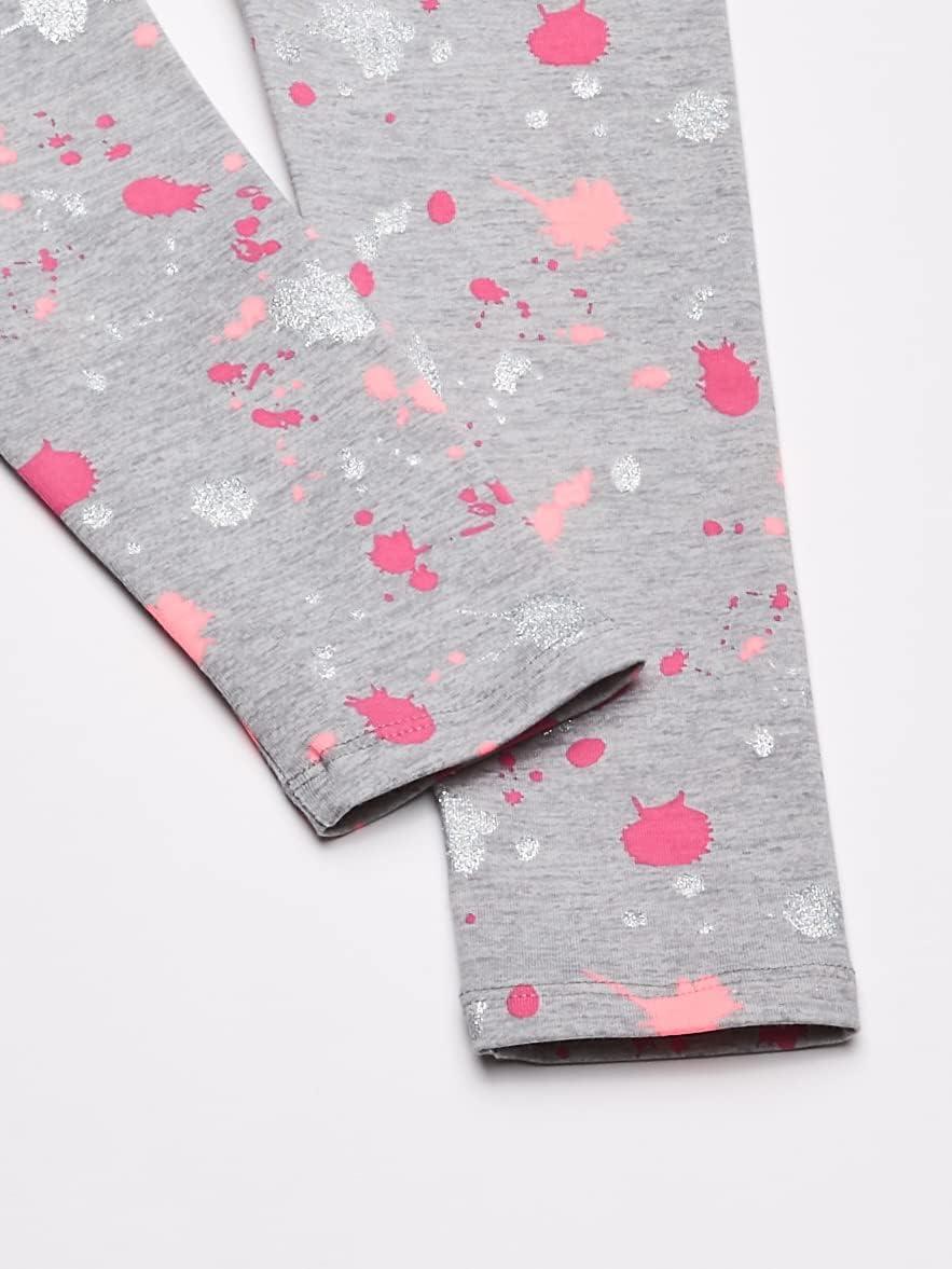 imageOSHKOSH BGOSH Girls Full Length LeggingsGrey Paint Splatter