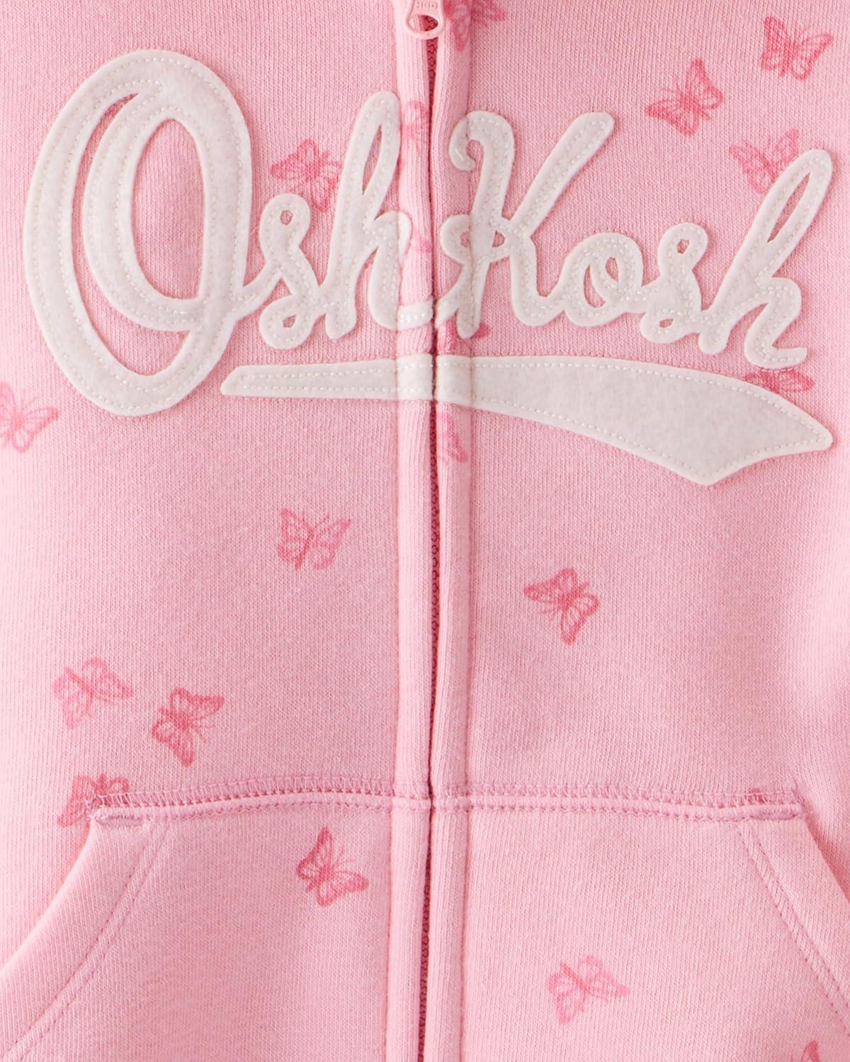 imageOSHKOSH BGOSH Girls Logo HoodiePink Butterfly