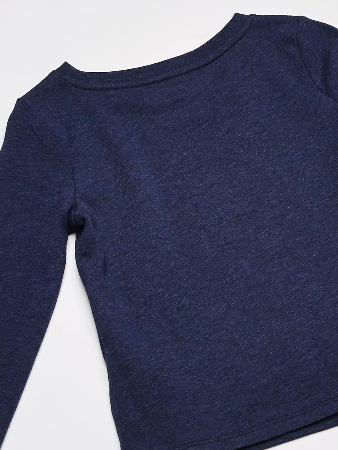 imageOSHKOSH BGOSH Girls LongSleeve TeeBlue Lets Go