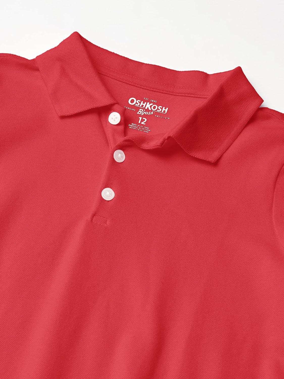 imageOSHKOSH BGOSH Girls LongSleeve Uniform PoloRuby