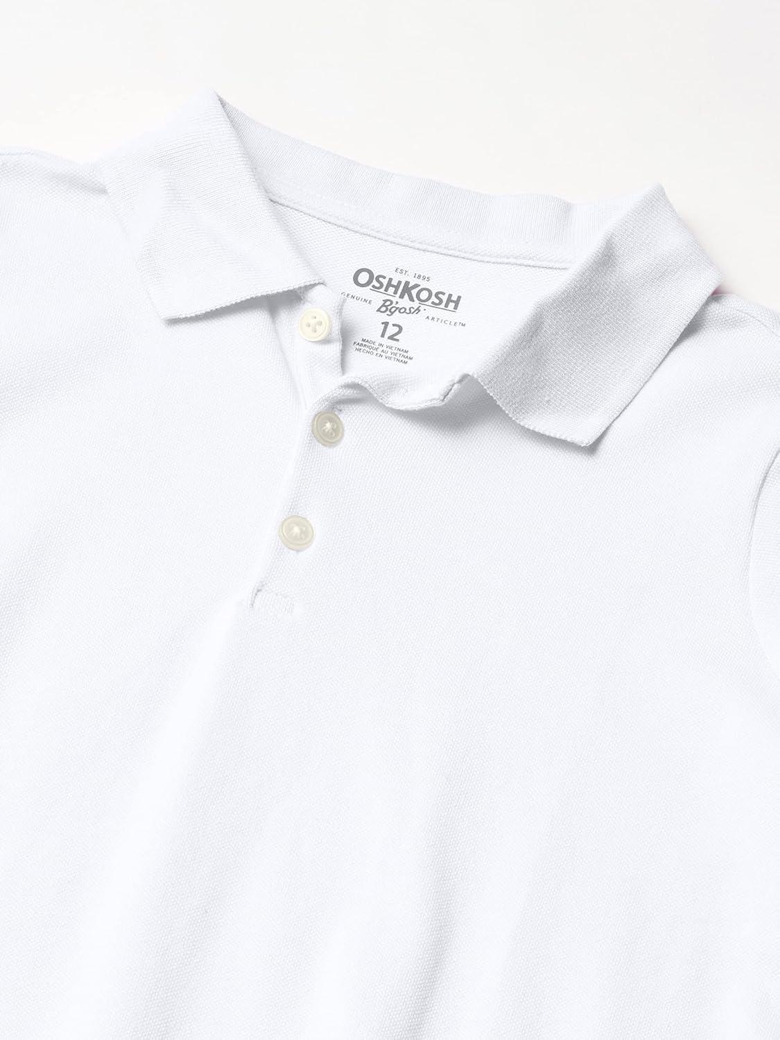 imageOSHKOSH BGOSH Girls LongSleeve Uniform PoloWhite