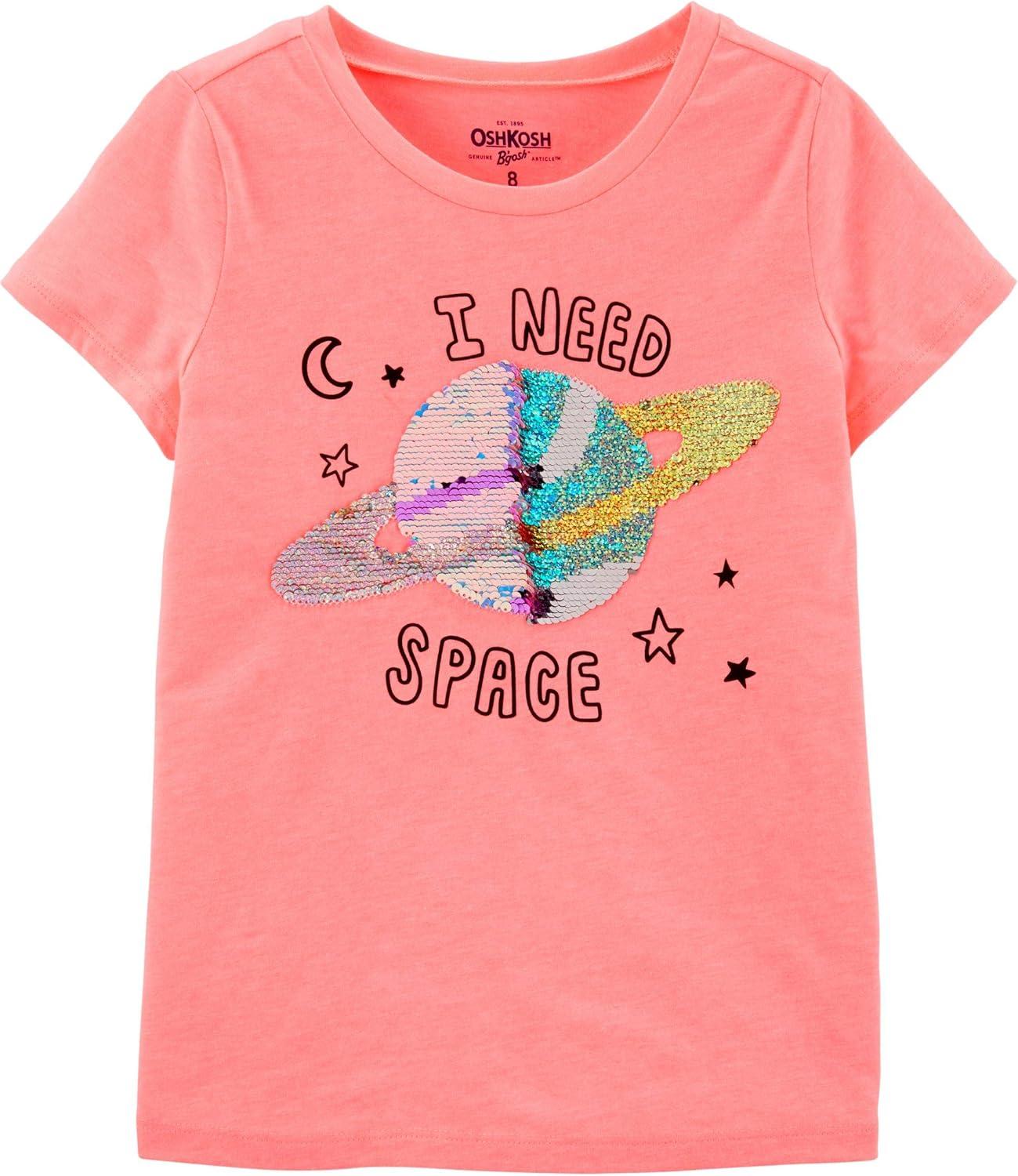 imageOSHKOSH BGOSH Girls Sequin TeeNeon Island Fever