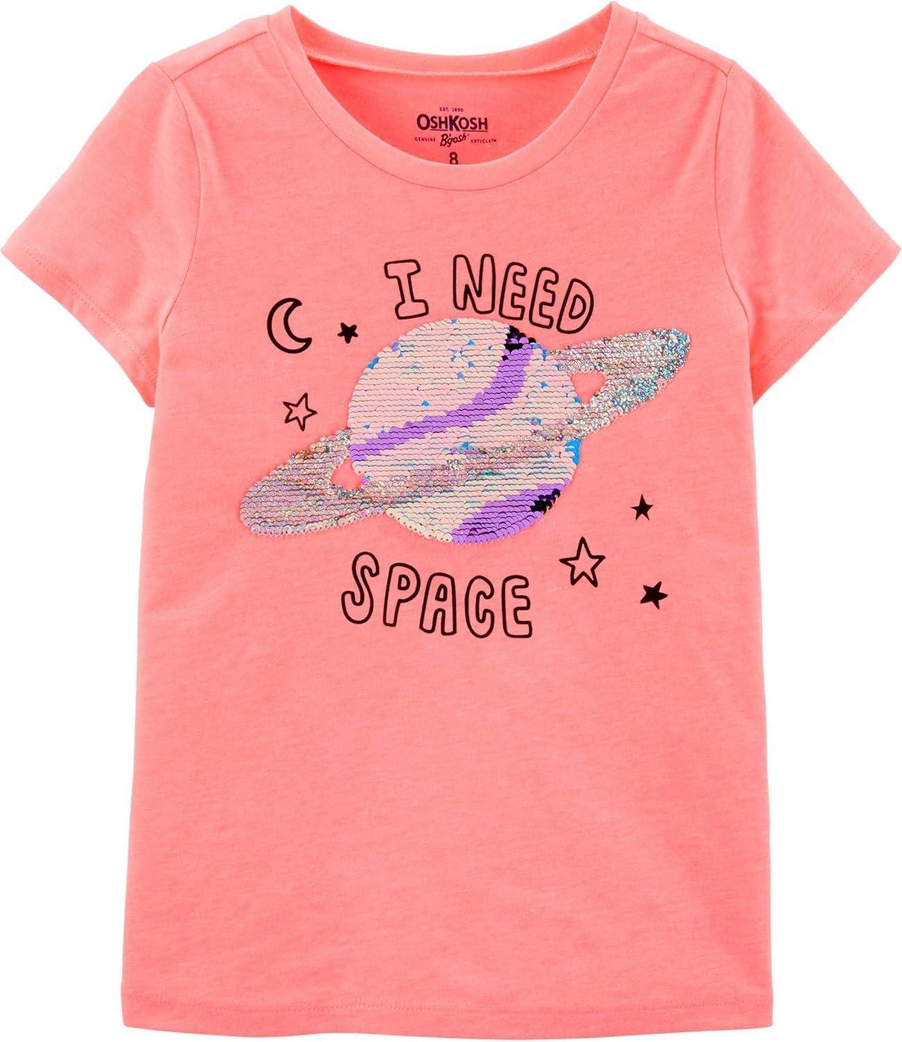 imageOSHKOSH BGOSH Girls Sequin TeeNeon Island Fever