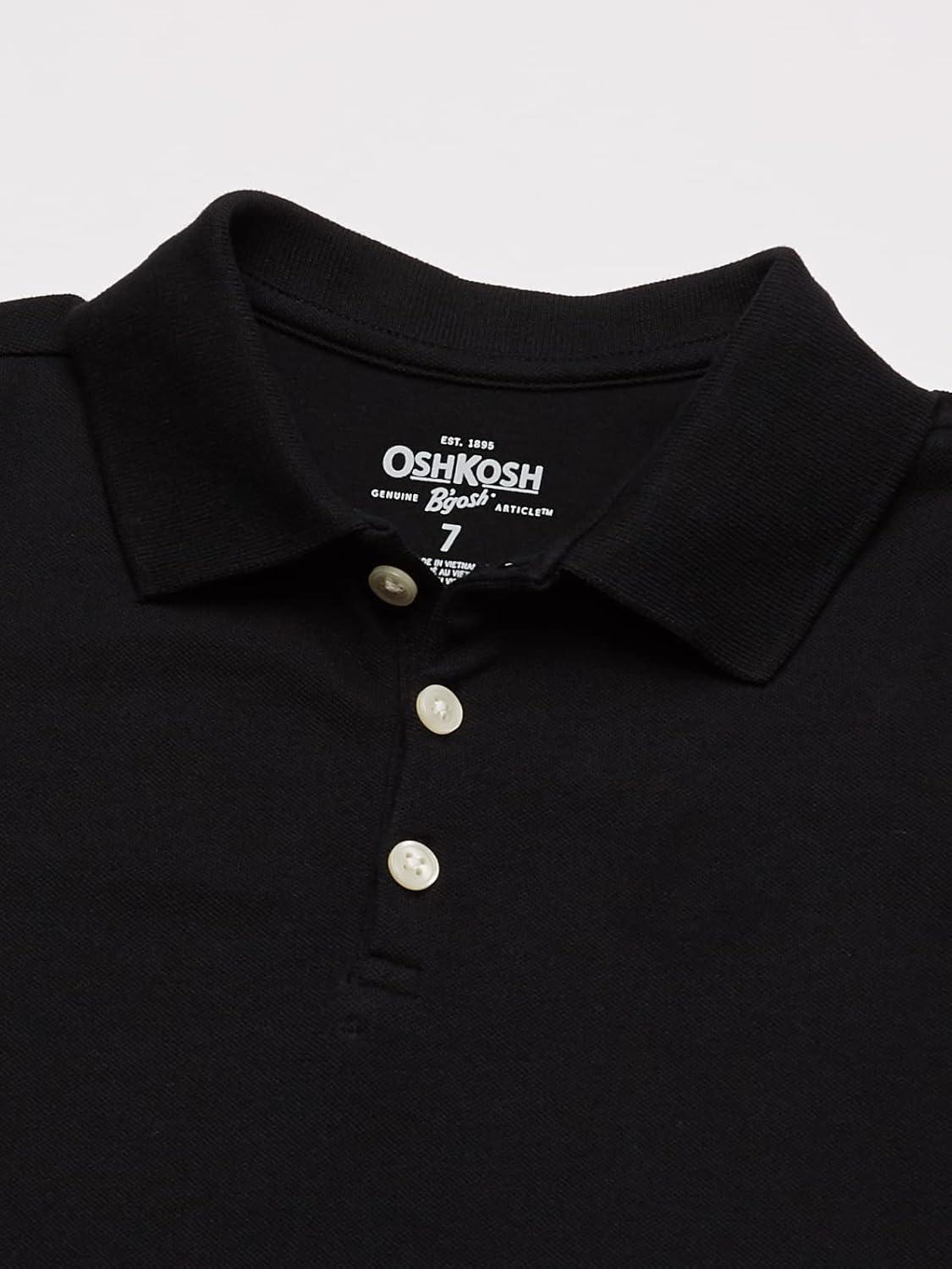 imageOSHKOSH BGOSH Girls ShortSleeve Uniform PoloBlack1