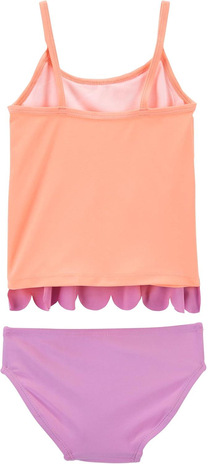 imageOSHKOSH BGOSH Girls TwoPiece SwimwearLilac Tiered