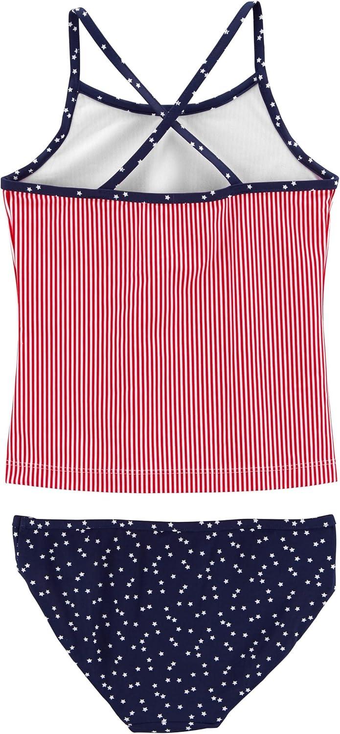 imageOSHKOSH BGOSH Girls TwoPiece SwimwearStarsand Stripes