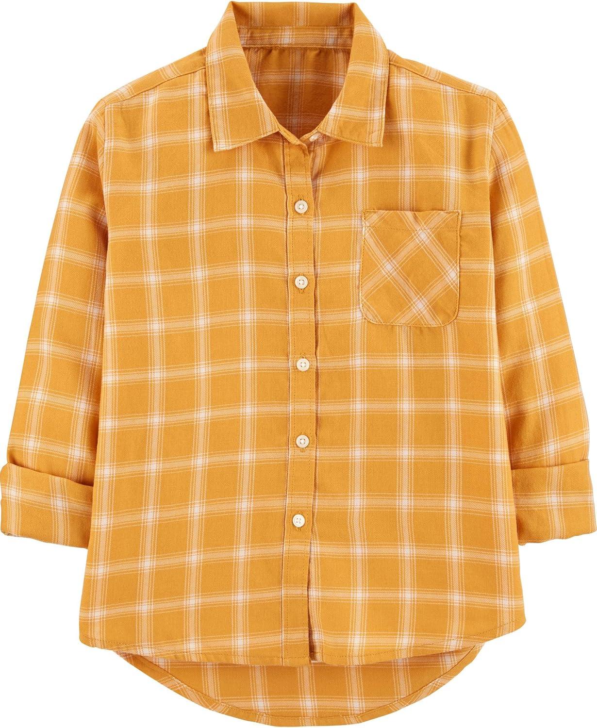 imageOSHKOSH BGOSH Girls Woven TopGolden Fields Plaid
