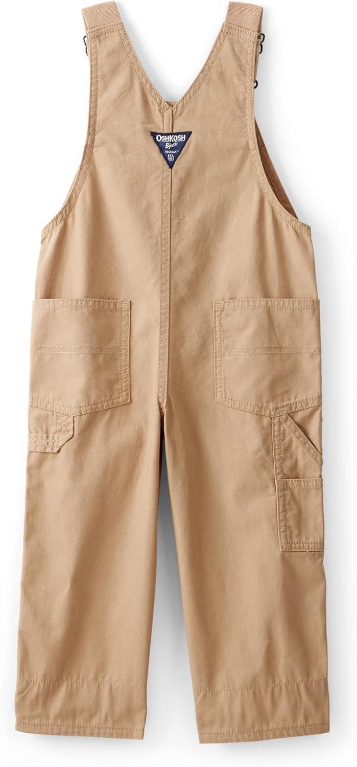 imageOSHKOSH BGOSH babyboys Worlds Best OverallsBrown Solid