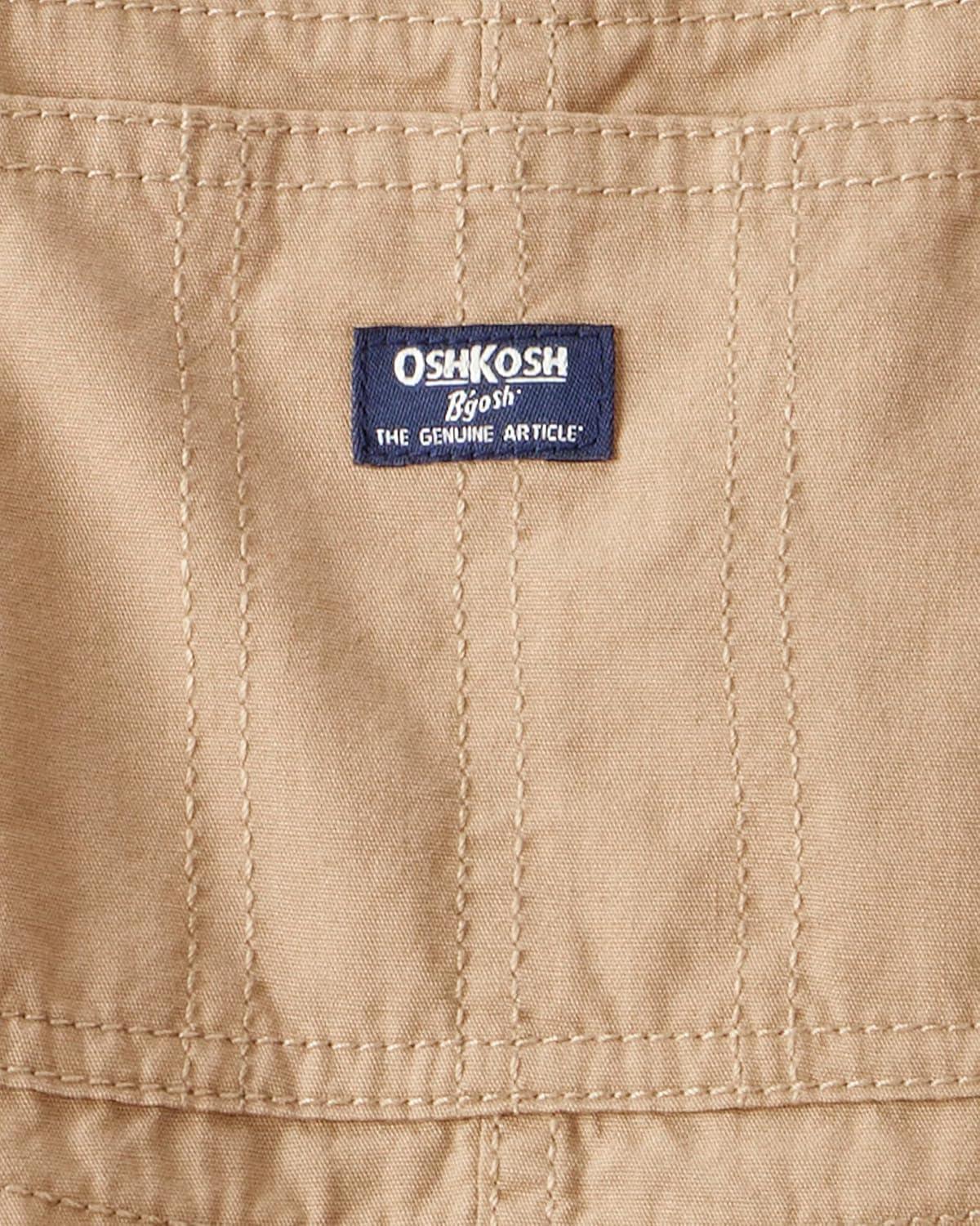 imageOSHKOSH BGOSH babyboys Worlds Best OverallsBrown Solid