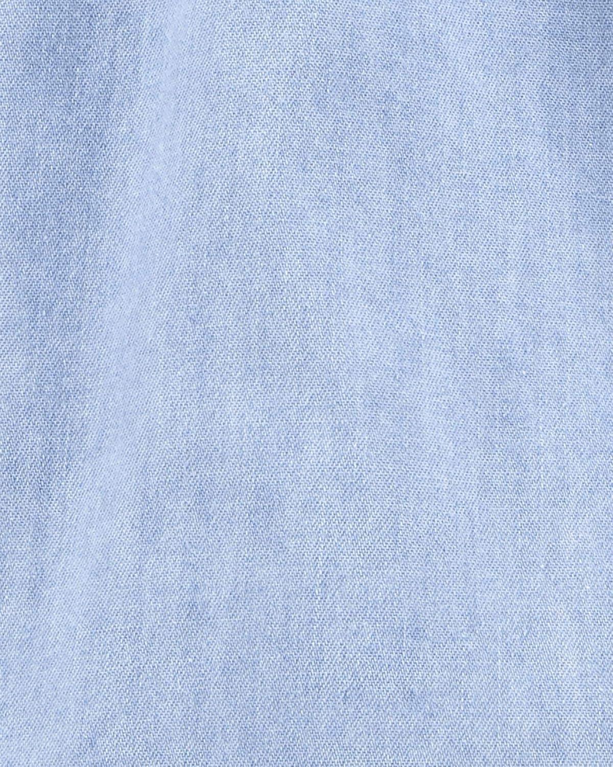 imageOSHKOSH BGOSH babygirls Shortsleeve BodysuitIris Blue Wash