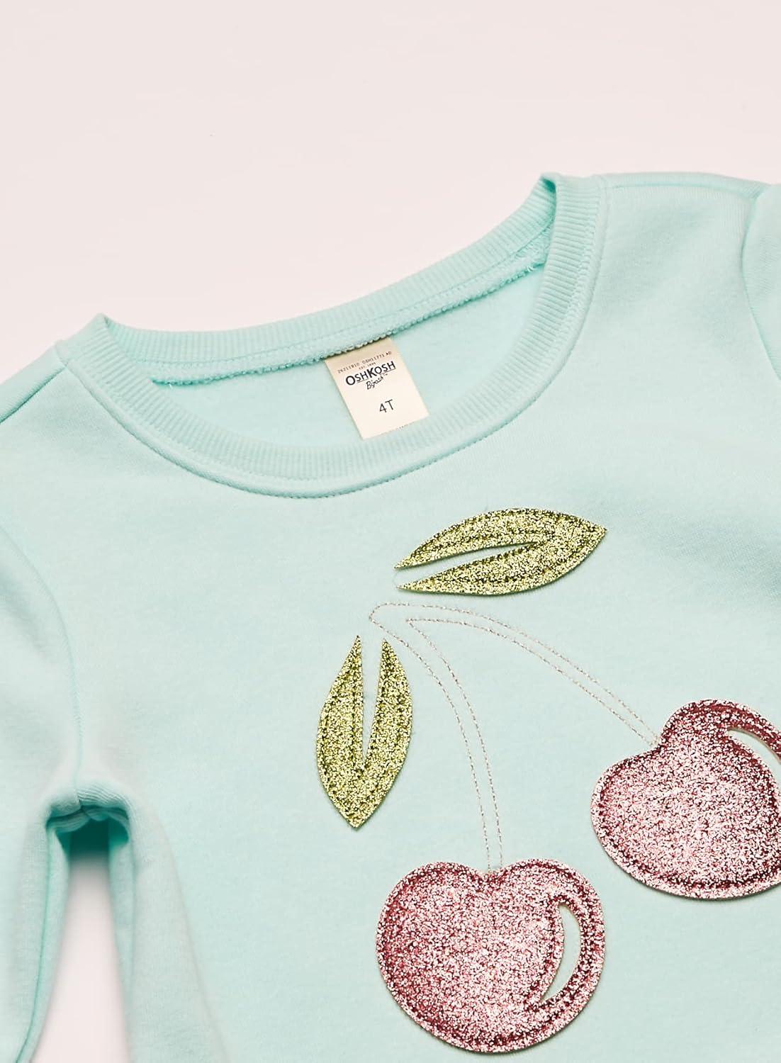 imageOSHKOSH BGOSH girls Flip Sequin PulloverCherrry Glitter