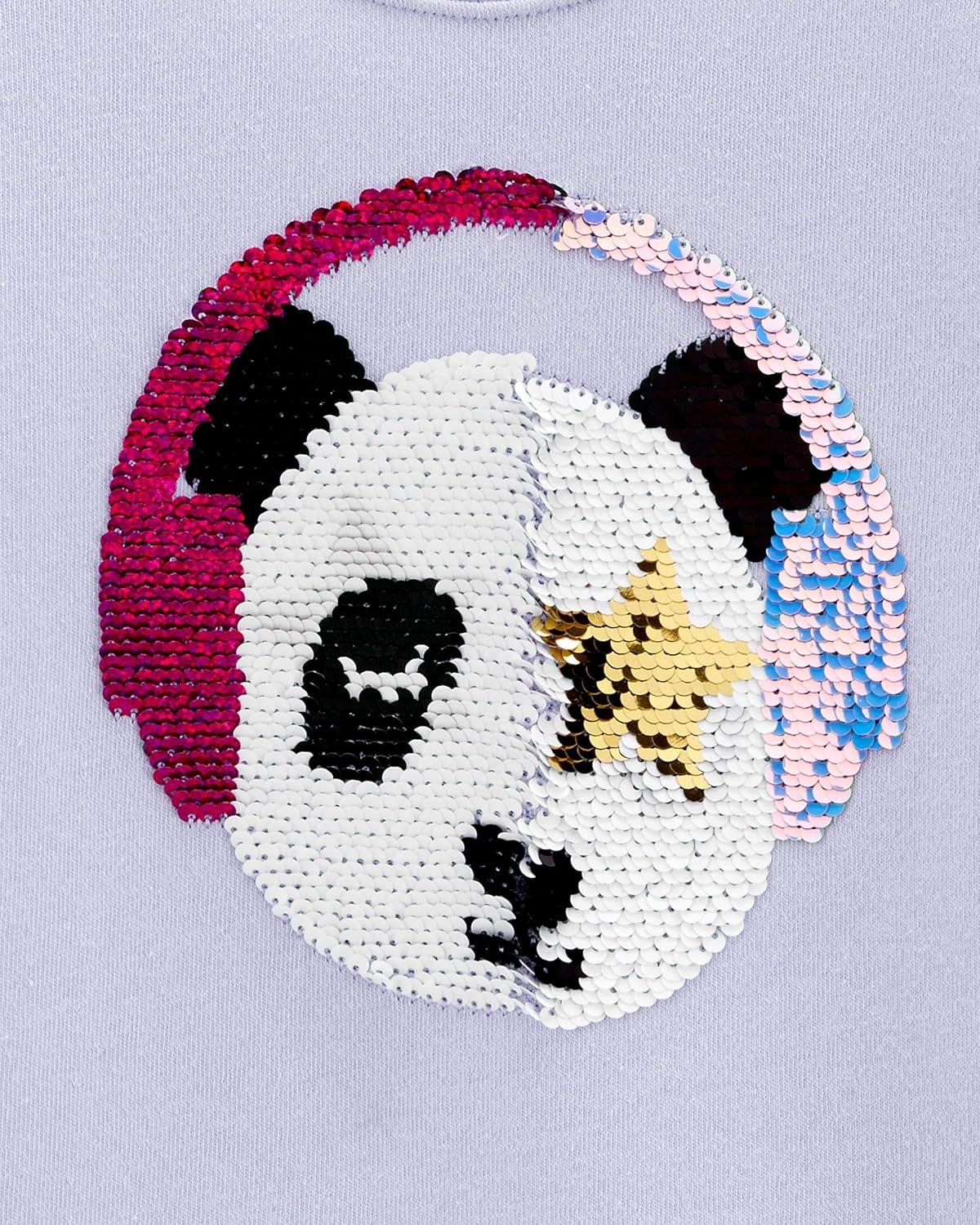 imageOSHKOSH BGOSH girls Flip Sequin PulloverLavender Friend