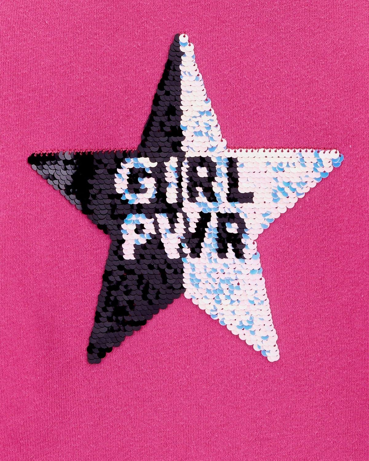 imageOSHKOSH BGOSH girls Flip Sequin PulloverSixteen Candles Pink