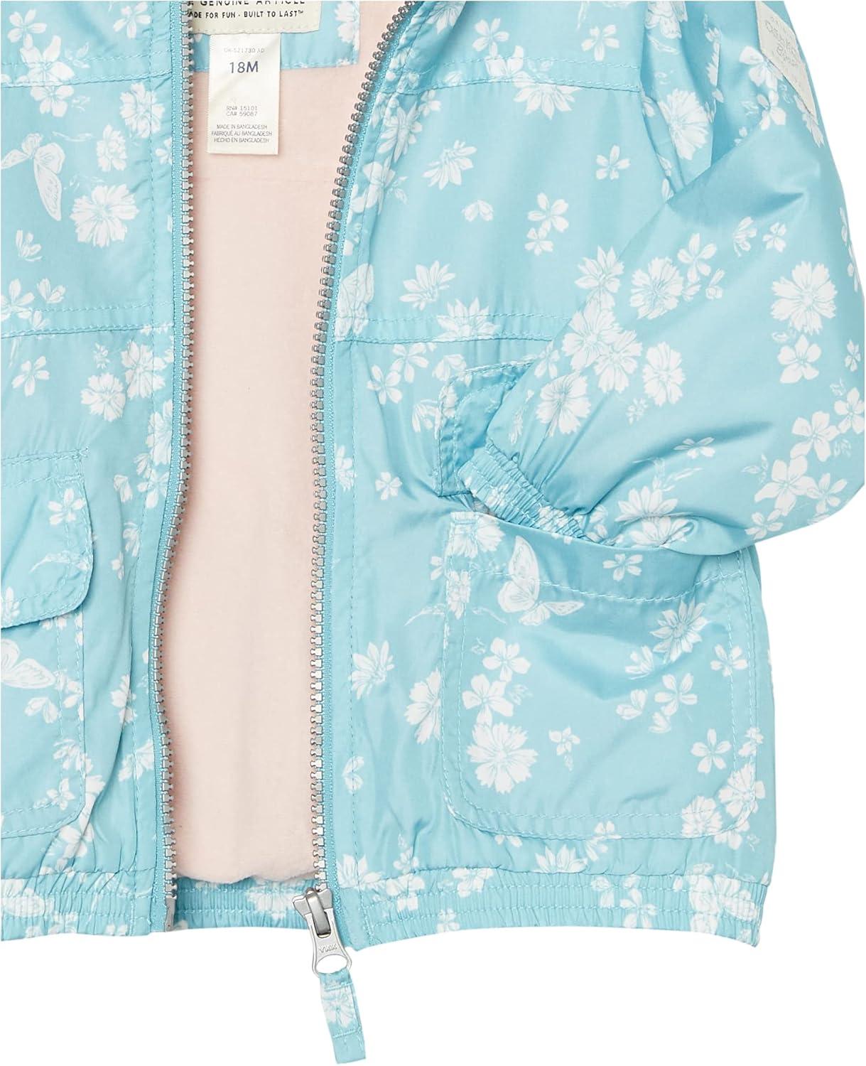 imageOSHKOSH BGOSH girls Midweight Hooded Fashion Jacket Coat With Fleece LiningSeafoam