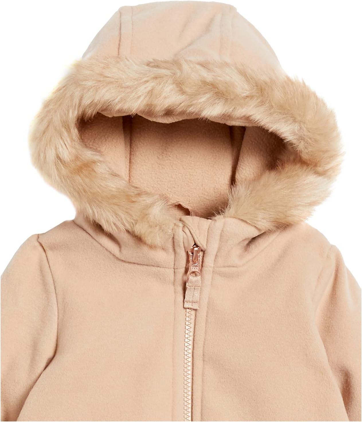 imageOsh Kosh Girls Toddler Sweet Faux Wool Jacket Dress CoatCamel