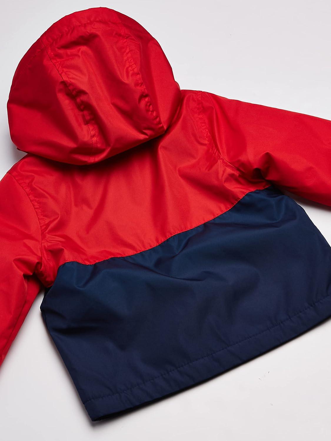 imageOsh Kosh boys Midweight Fleece Lined Windbreaker JacketTransitional JacketBandana Red and Blue