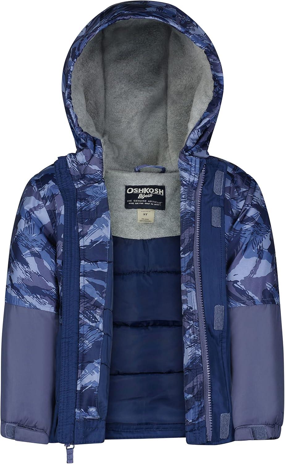imageOshKosh BGosh Boys Ski Jacket and Snowbib Snowsuit SetBlue