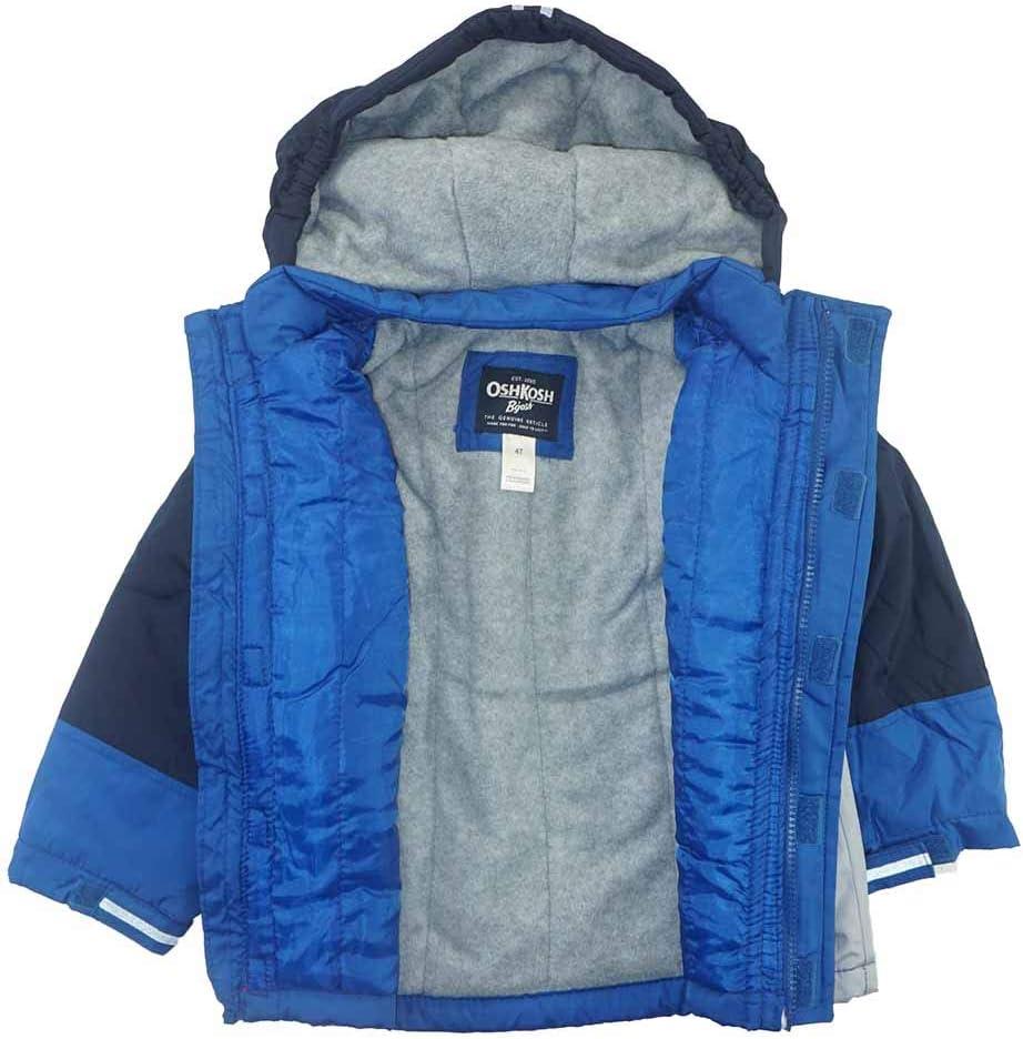 imageOshKosh BGosh Boys Ski Jacket and Snowbib Snowsuit SetDeep NavyWolf Grey