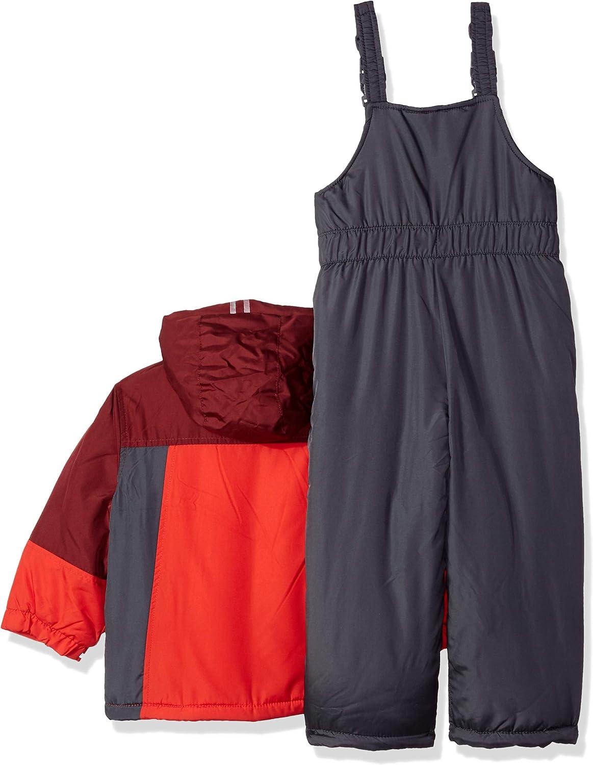 imageOshKosh BGosh Boys Ski Jacket and Snowbib Snowsuit SetMaple LeafSneaker Grey