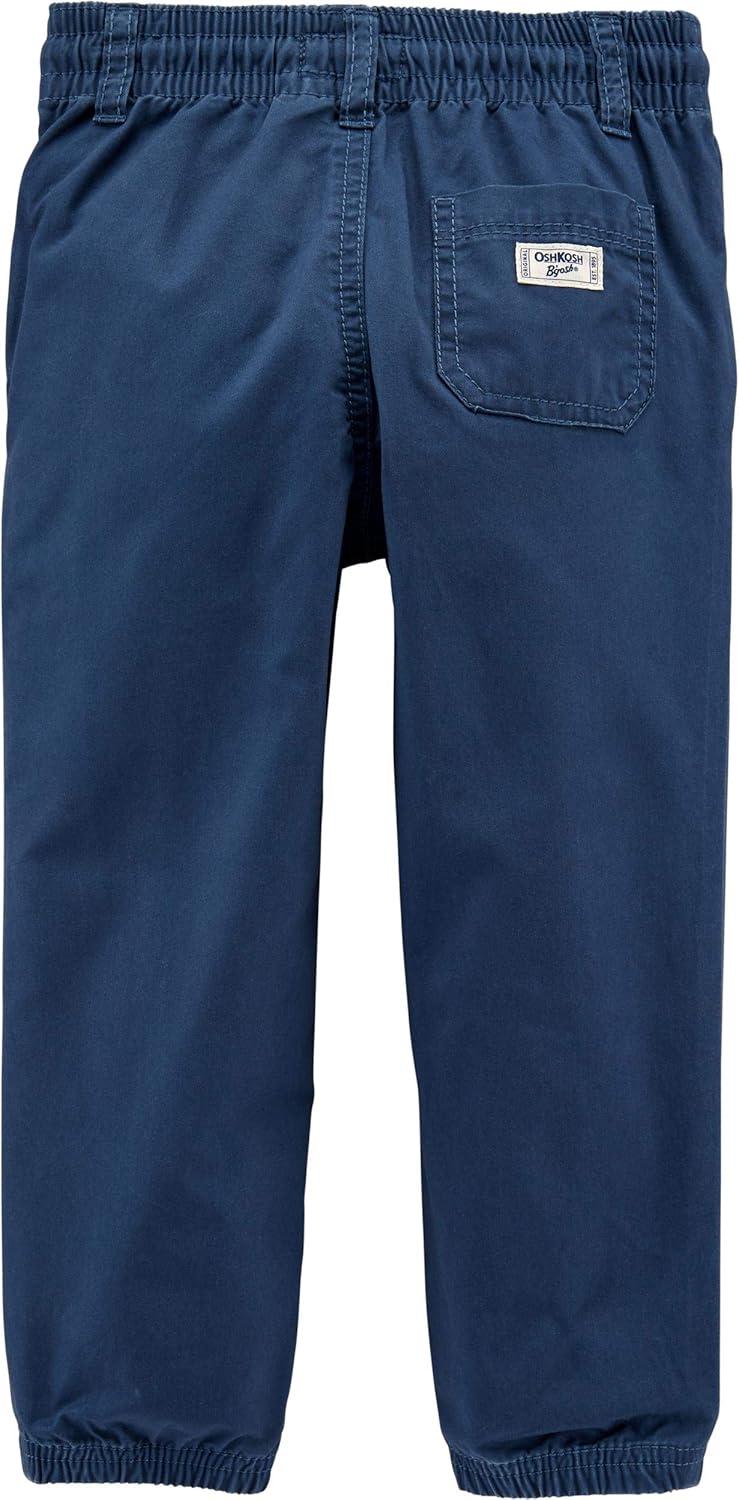 imageOshKosh BGosh Boys Twill Pullon JoggersBlue Solid