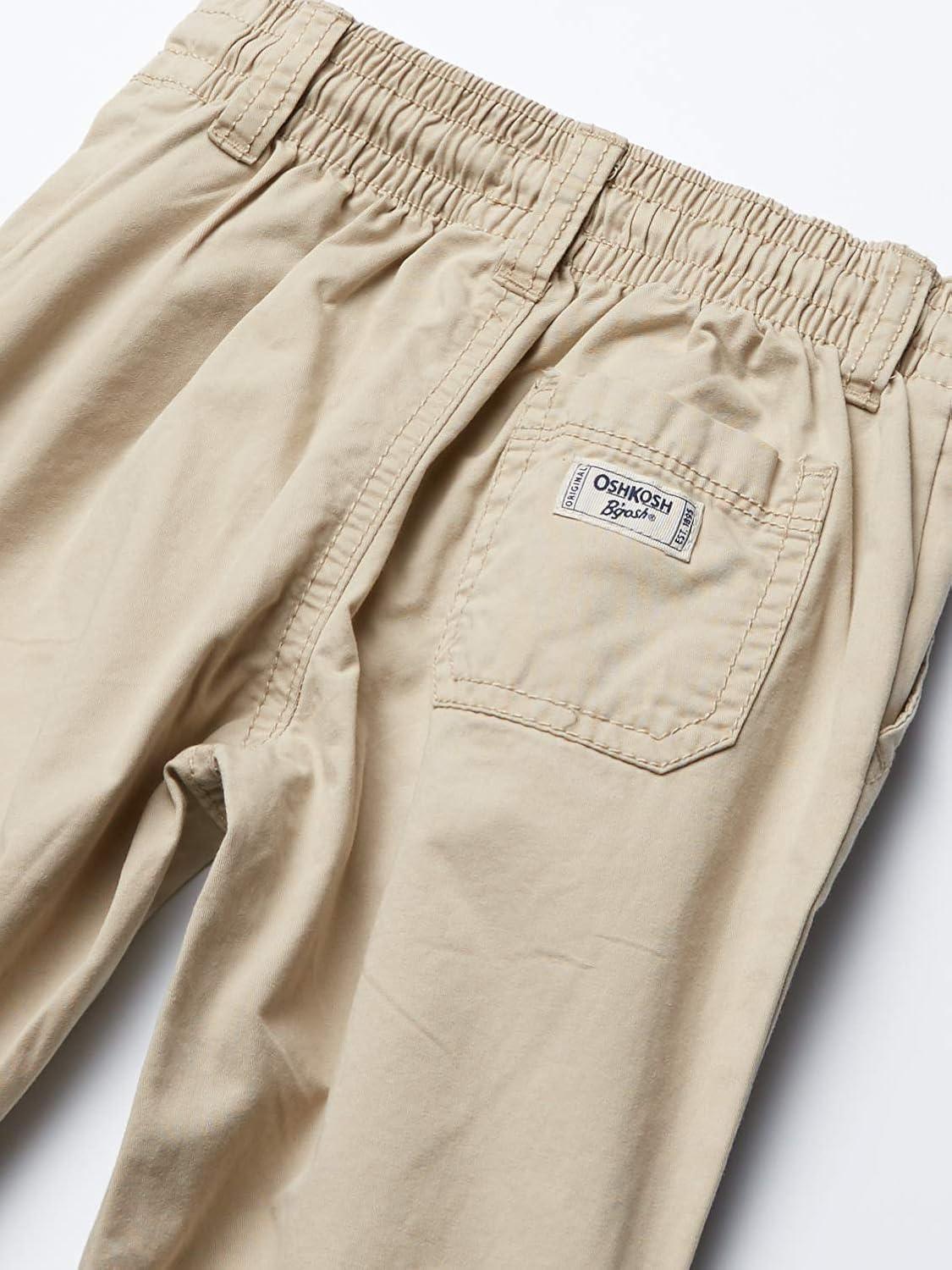 imageOshKosh BGosh Boys Twill Pullon JoggersKhaki Dream