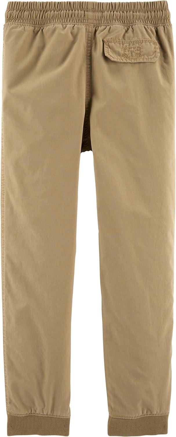 imageOshKosh BGosh Boys Twill Pullon JoggersKhaki Tan