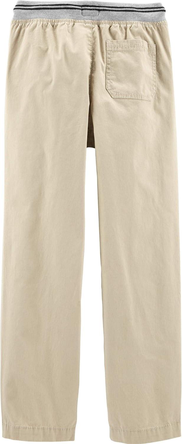 imageOshKosh BGosh Boys Twill Pullon JoggersSafari Khaki