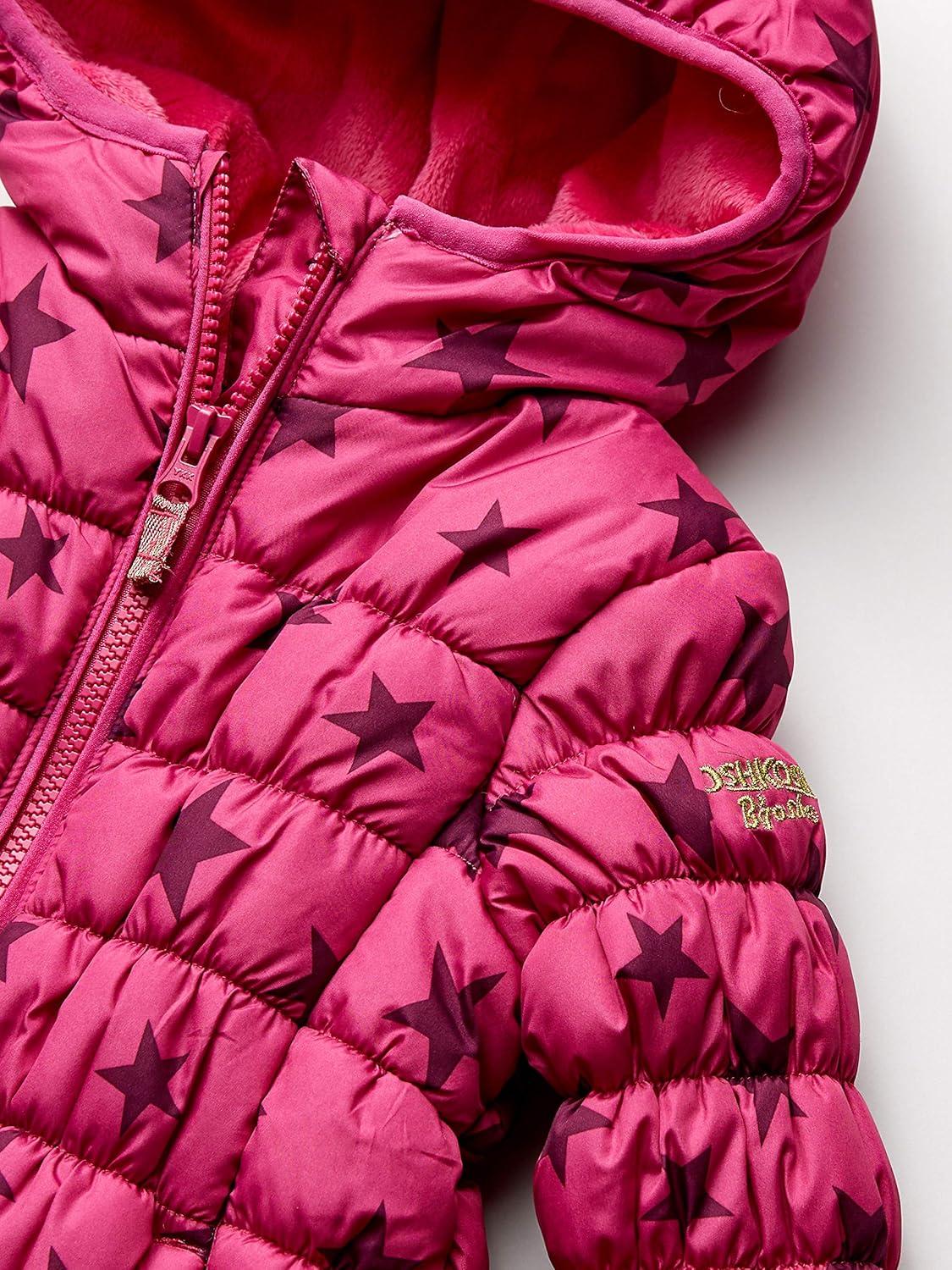 imageOshKosh BGosh Girls Perfect Colorblocked Heavyweight Jacket CoatWild Mulberry Magenta