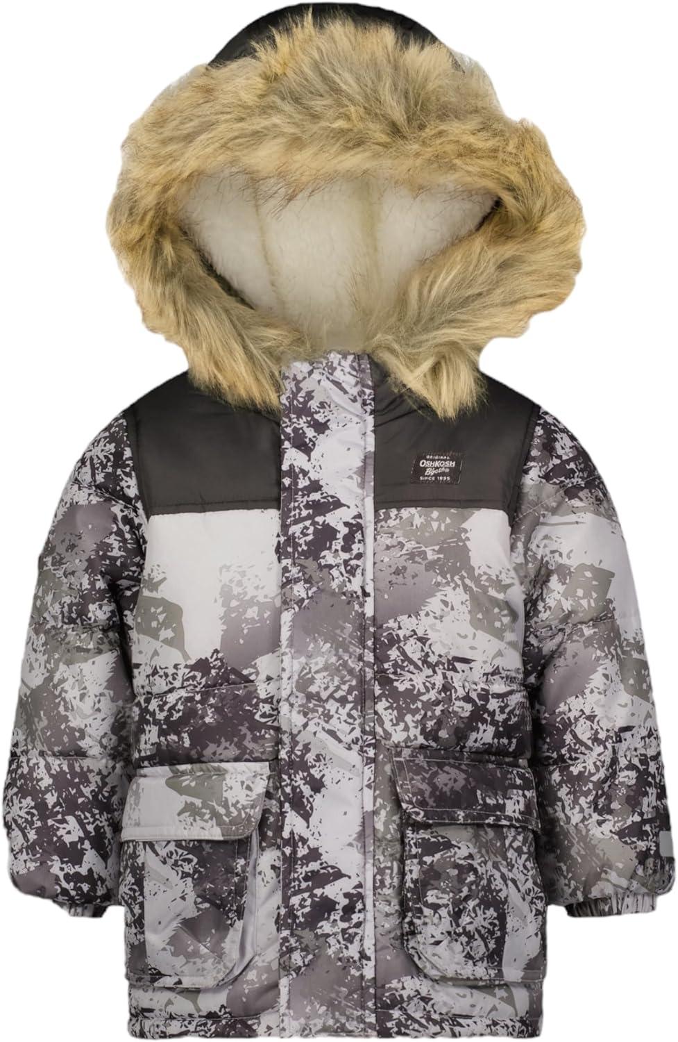 imageOshKosh BGosh boys Ski Jacket and Snowbib Snowsuit SetGrey