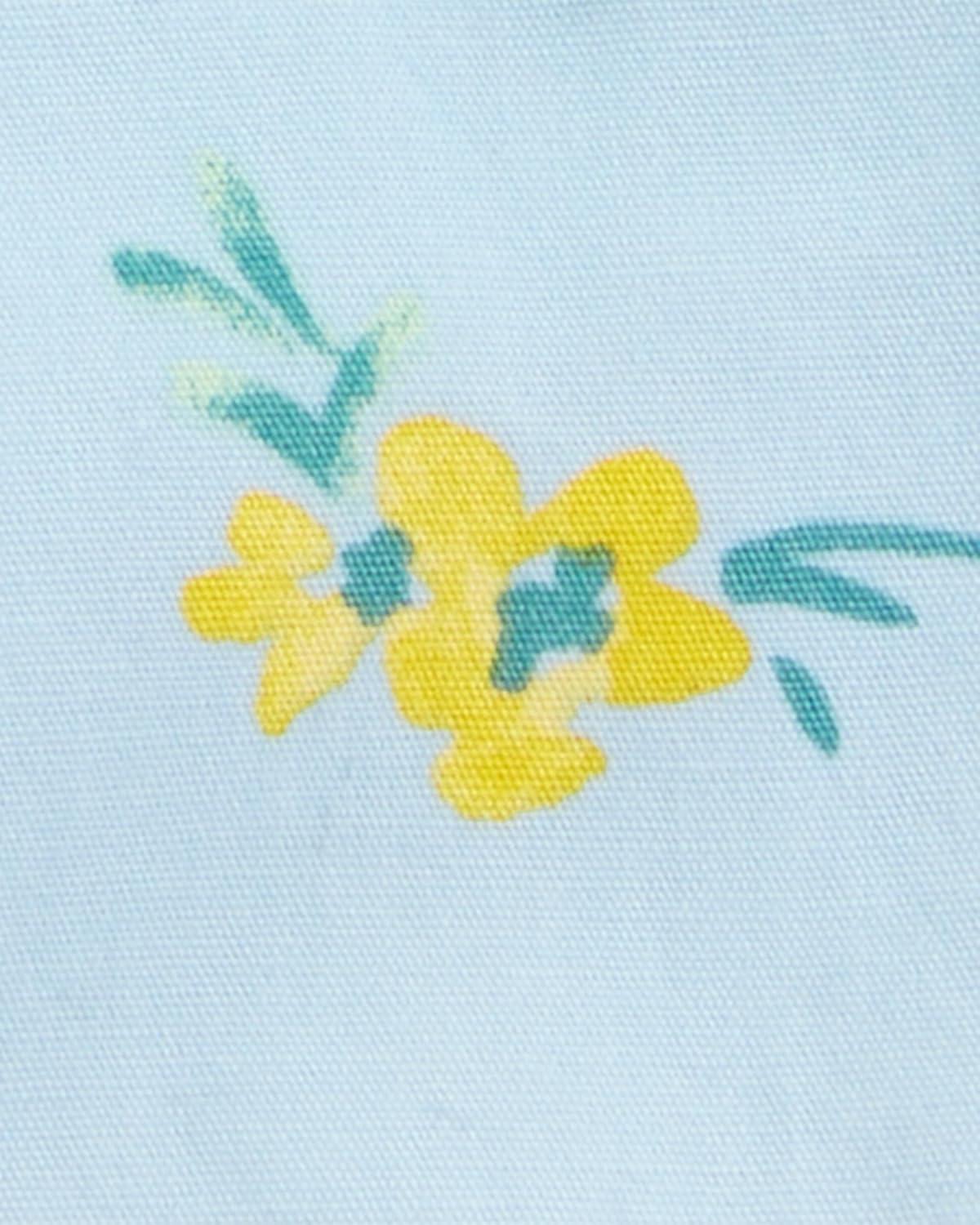 imageOshkosh Girls Worlds Best OverallsBlue Floral